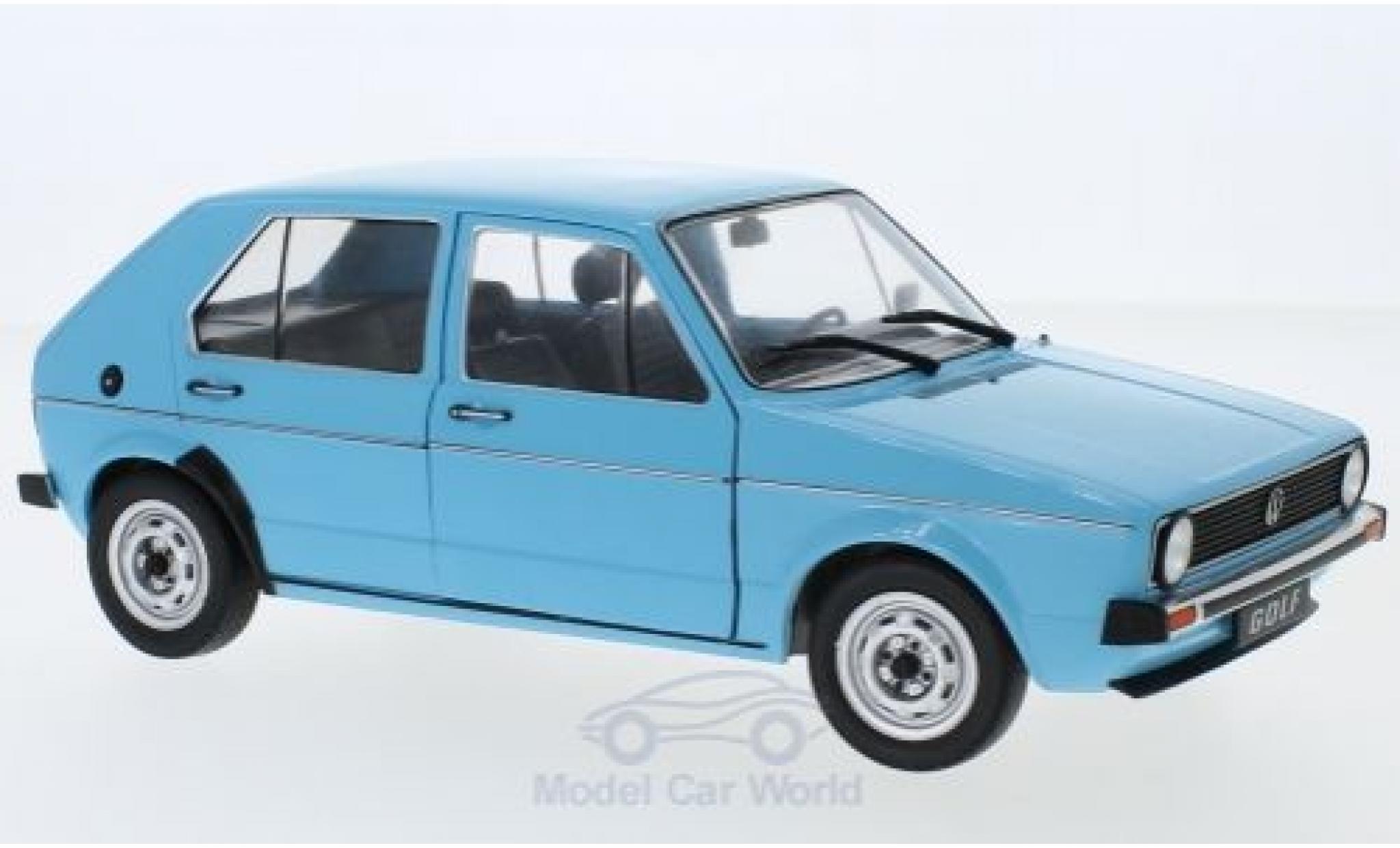 Volkswagen Golf 1/18 Solido I L blauw 1973 modelauto