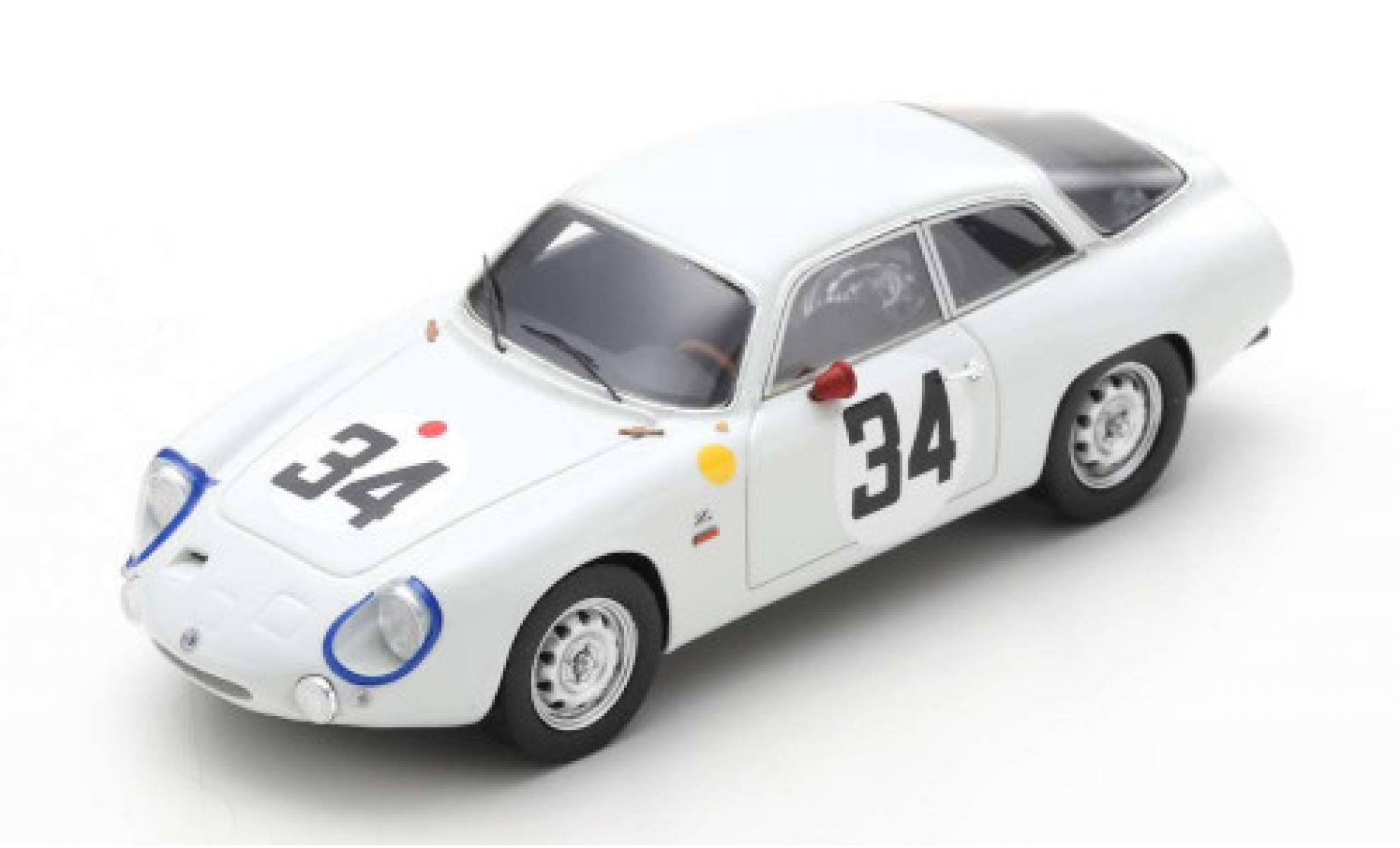 Alfa Romeo Giulietta 1/43 Spark Sport Zagato No.34 24h Le Mans 1963 G.Sala/R.Rossi modelauto