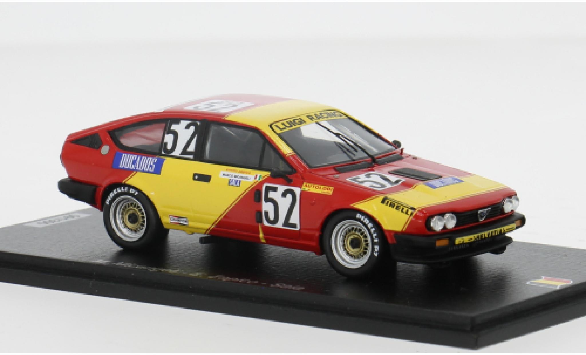 Alfa Romeo GT 1/43 Spark V 6 24h Spa 1984 #52 1:43 modelauto