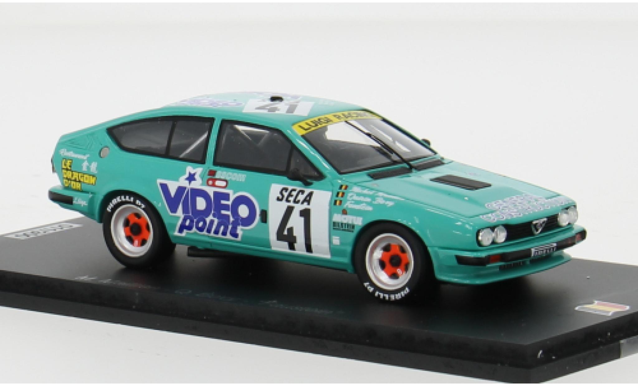 Alfa Romeo GT 1/43 Spark V6 No.41 24h Spa 1986 1:43 modelauto