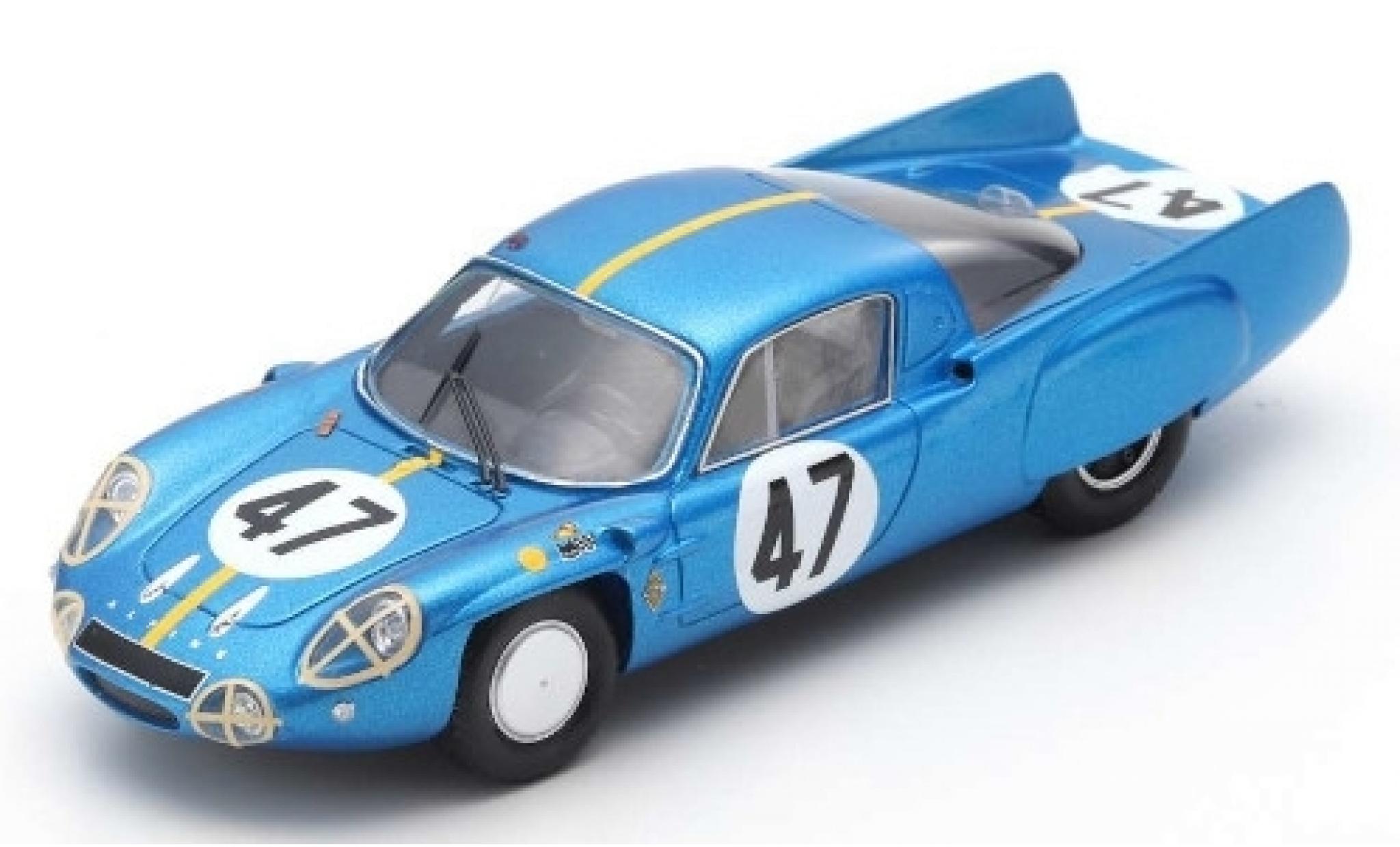 Alpine A210 1/43 Spark No.47 24h Le Mans 1966 P.Toivonen/B.Jansson modelauto