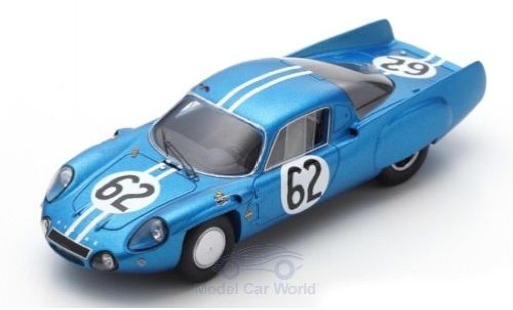 Alpine A210 1/43 Spark No.62 24h Le Mans 1966 H.Grandsire/L.Cella modelauto