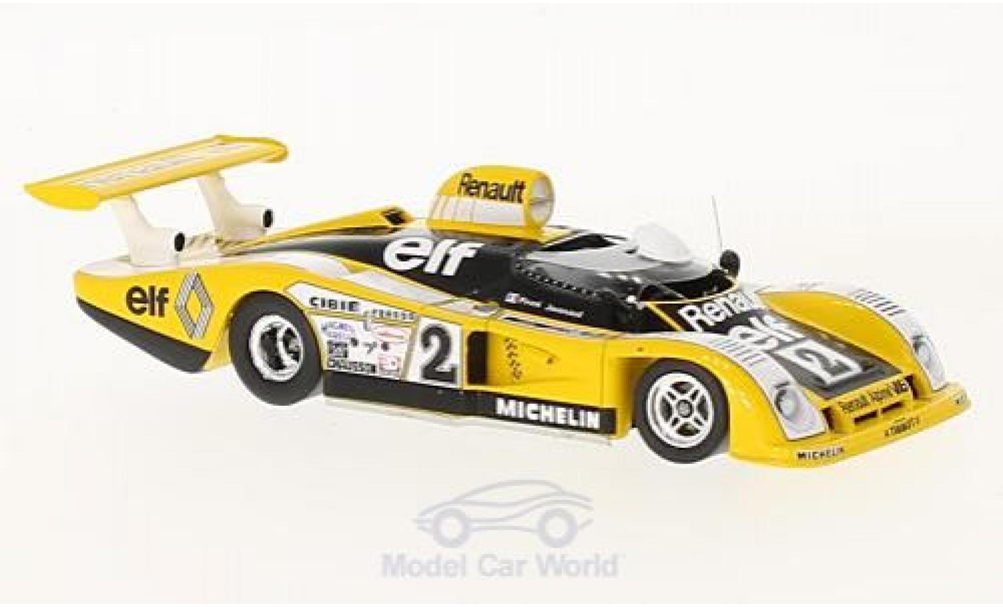 Alpine A442 1/43 Spark Renault No.2 Renault Sport 24h Le Mans 1978 D.Pironi/J.P.Jaussaud modelauto
