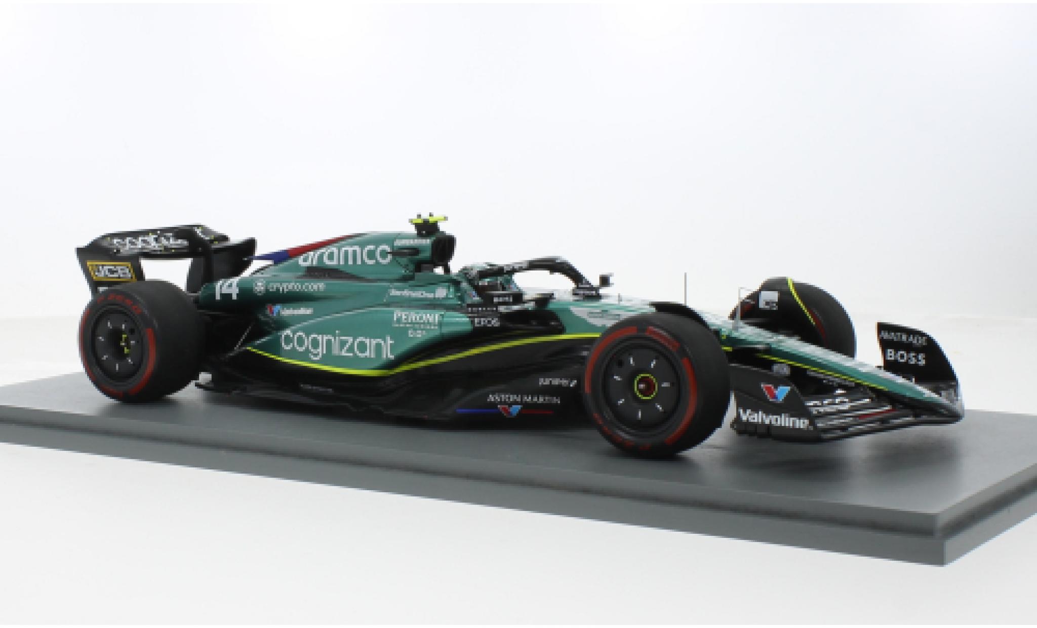 Aston Martin AMR2 1/18 Spark 3 No.14 Aramco Cognizant F1 Team Cognizant Formel 1 GP Gro&szlig;britannien 2023 1:18 modelauto