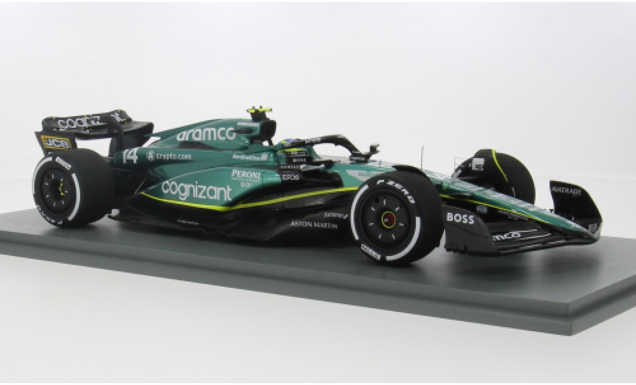 Aston Martin AMR2 1/18 Spark 3 No.14 Aramco Cognizant F1 Team Cognizant Formel 1 GP Kanada 2023 1:18 modelauto
