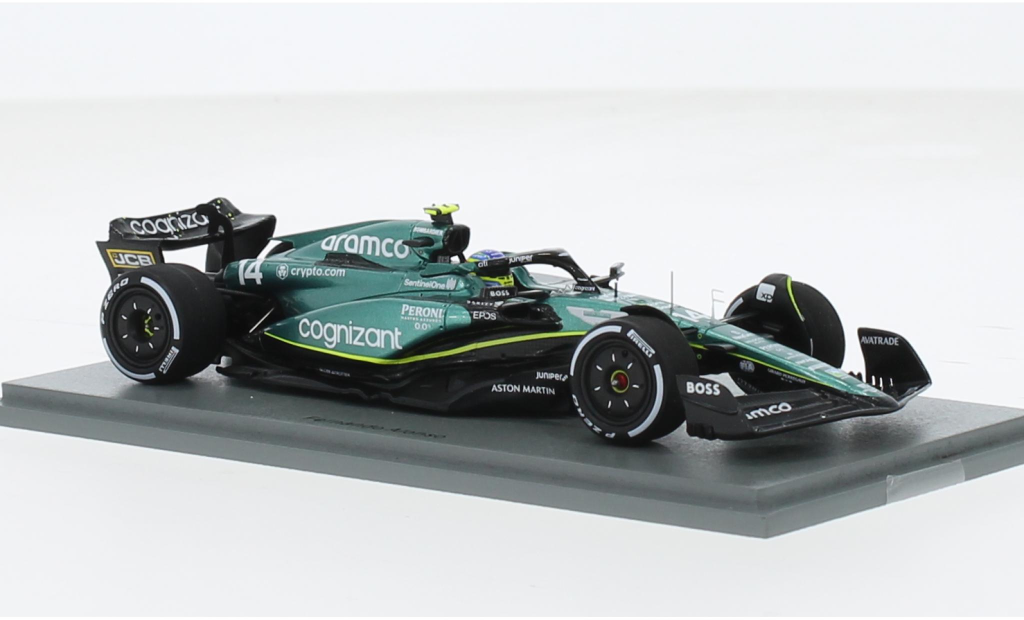 Aston Martin AMR2 1/43 Spark 3 No.14 Aramco Cognizant F1 Team Cognizant Formel 1 GP Kanada 2023 1:43 modelauto