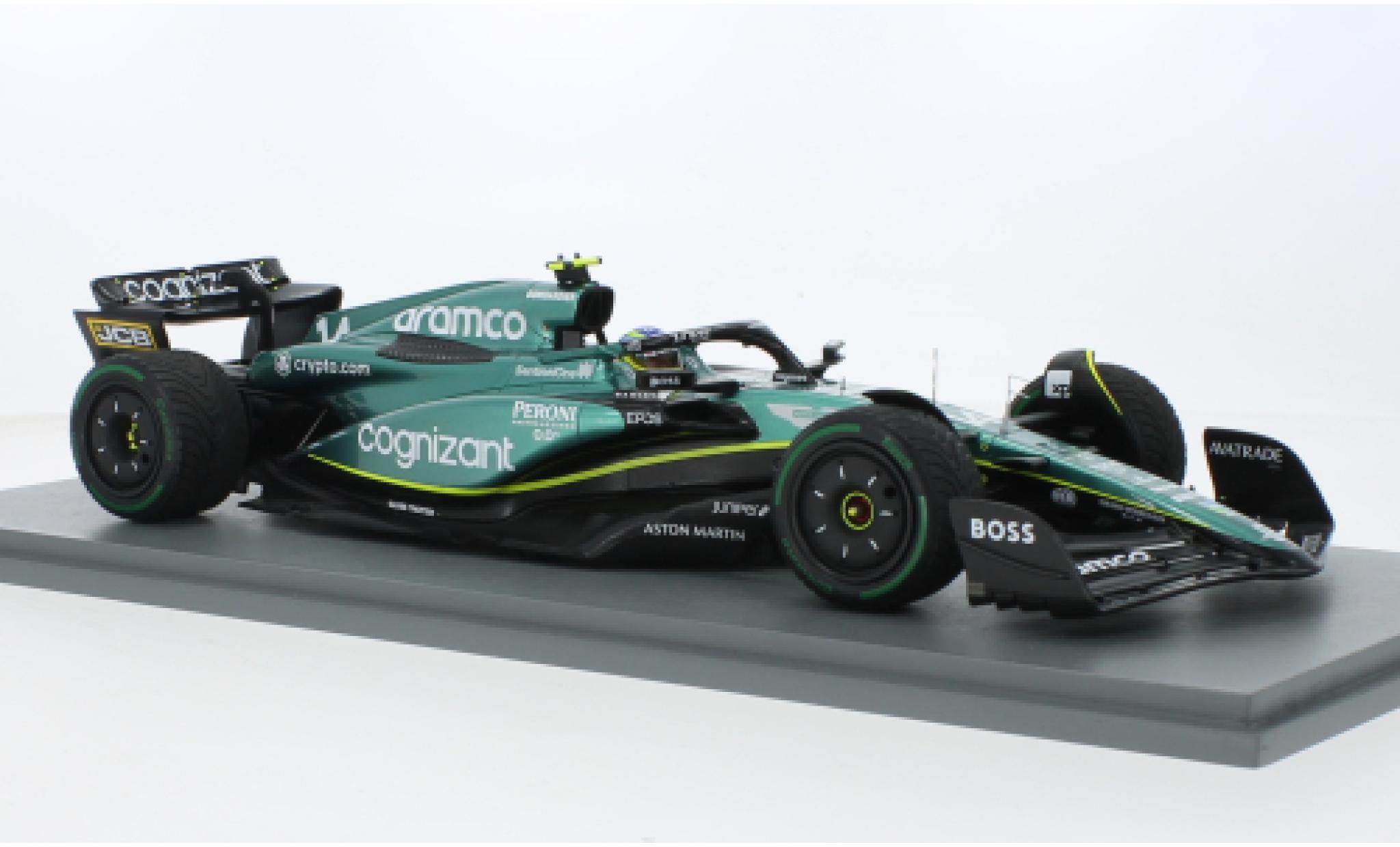 Aston Martin AMR2 1/18 Spark 3 No.14 Aramco Cognizant F1 Team Cognizant Formel 1 GP Monaco 2023 1:18 modelauto