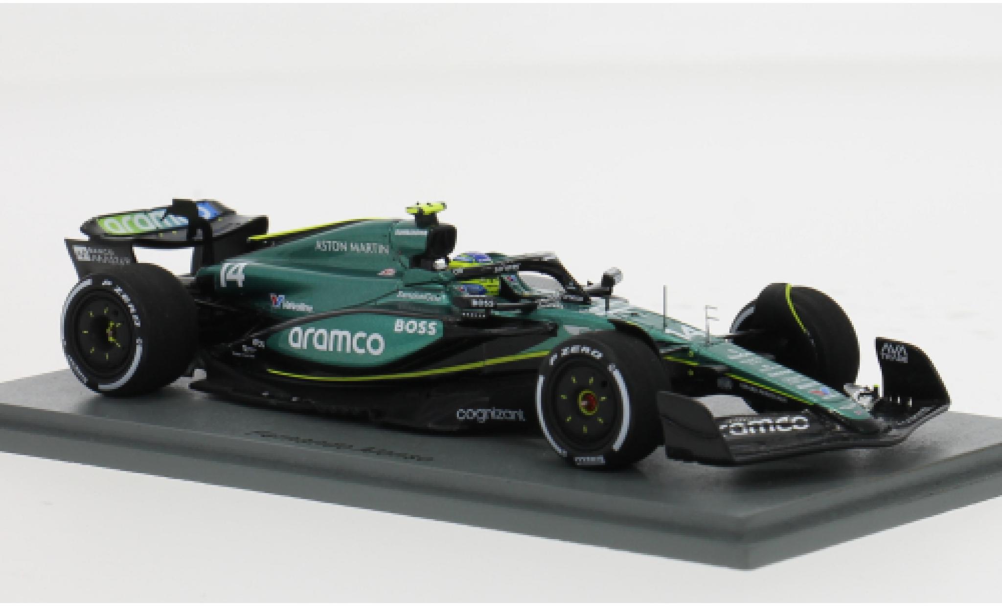 Aston Martin AMR2 1/43 Spark 4 No.14 Aramco F1 Team Aramco Formel 1 GP Saudi Arabien 2024 1:43 modelauto