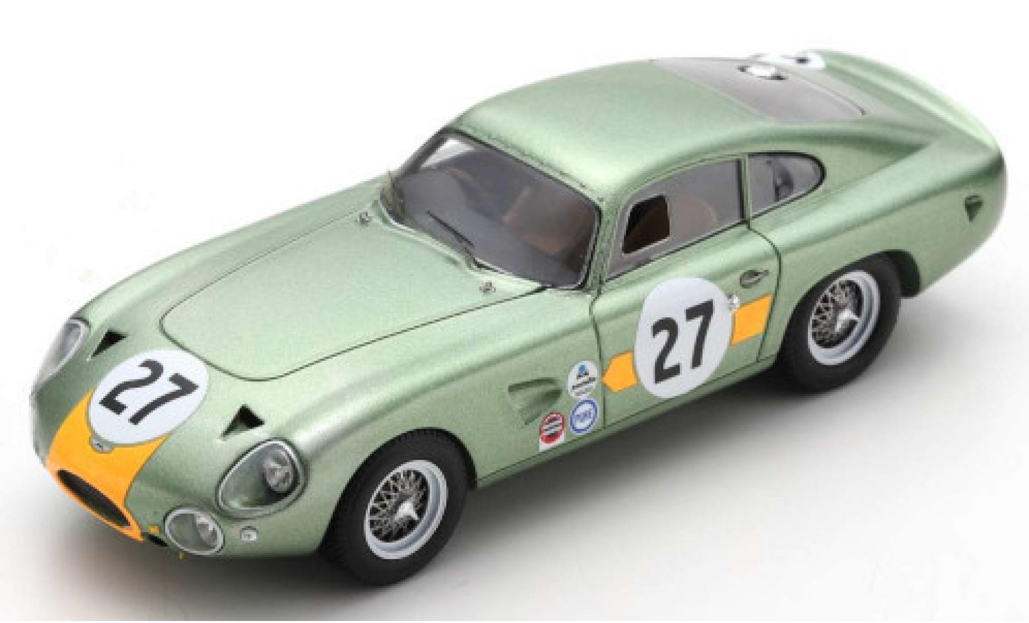 Aston Martin DP214 1/43 Spark RHD No.27 2000km Daytona 1964 B.Hetreed/C.Kerrison modelauto