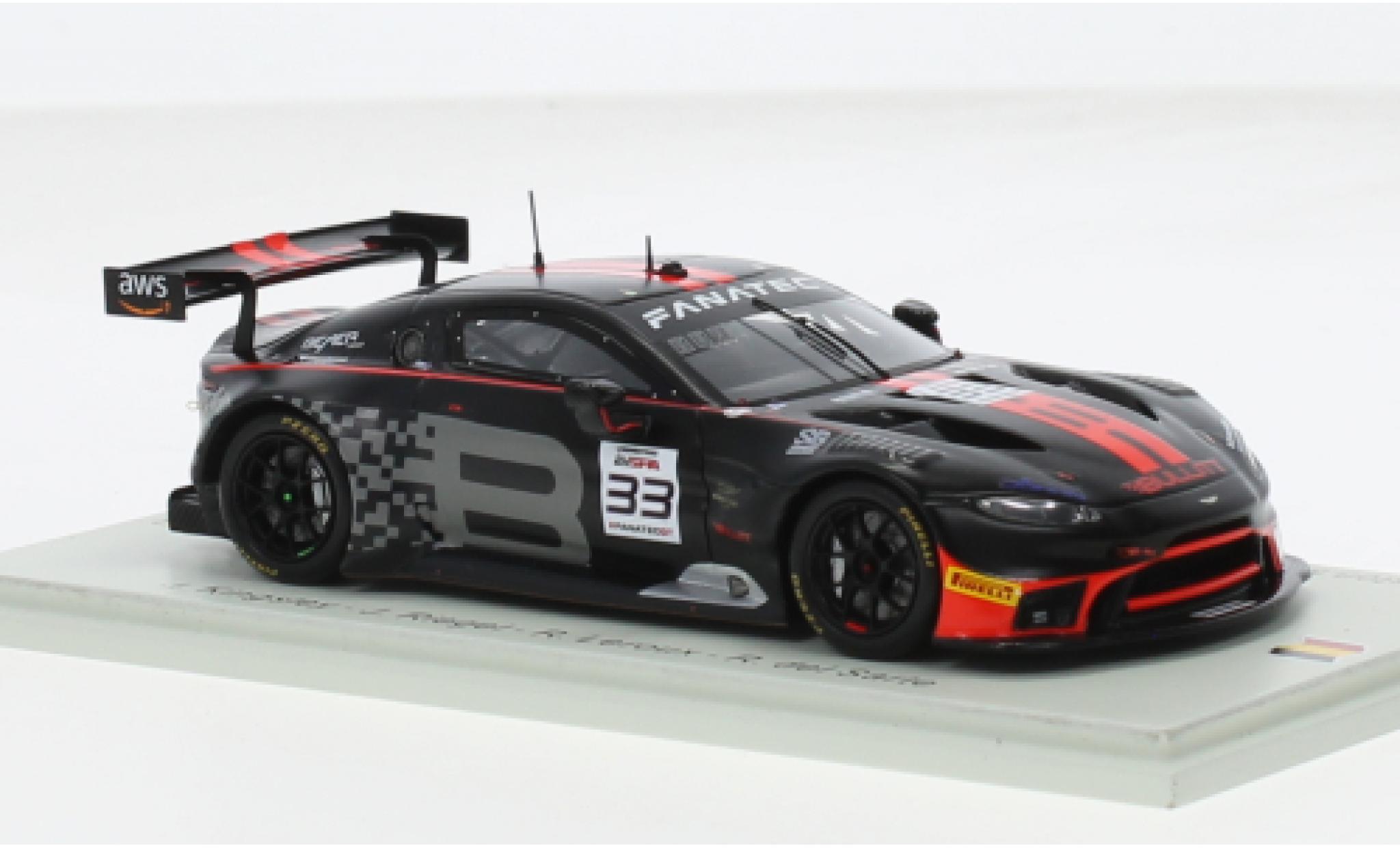 Aston Martin Vantage 1/43 Spark AMR GT3 No.33 Bullitt Racing 24h Spa 2023 1:43 modelauto
