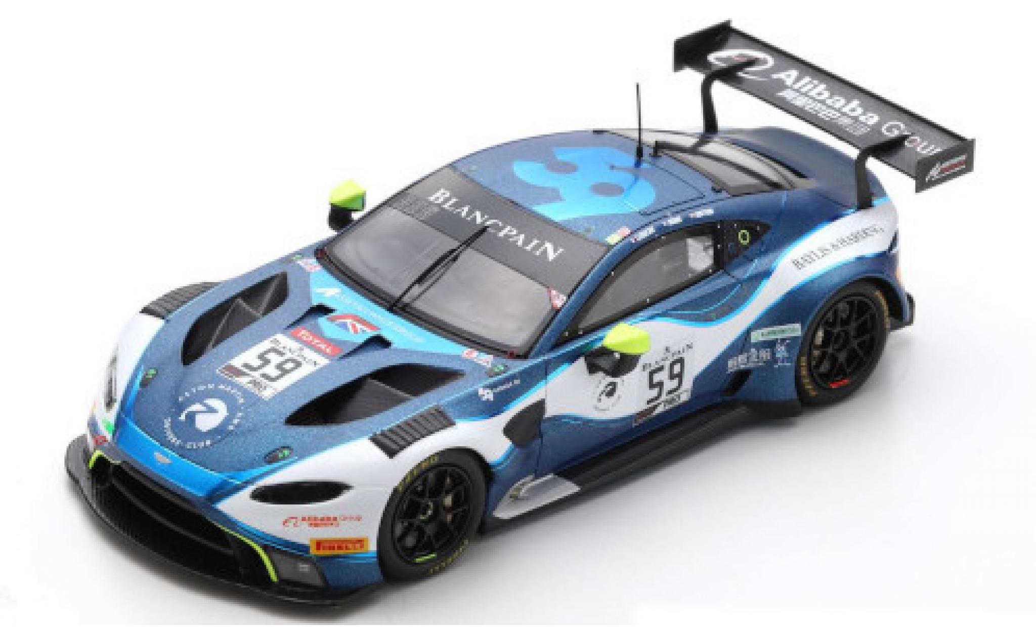 Aston Martin Vantage 1/43 Spark AMR GT3 No.59 Garage 59 24h Spa 2019 C.Ledogar/A.Watson/J.Adam modelauto