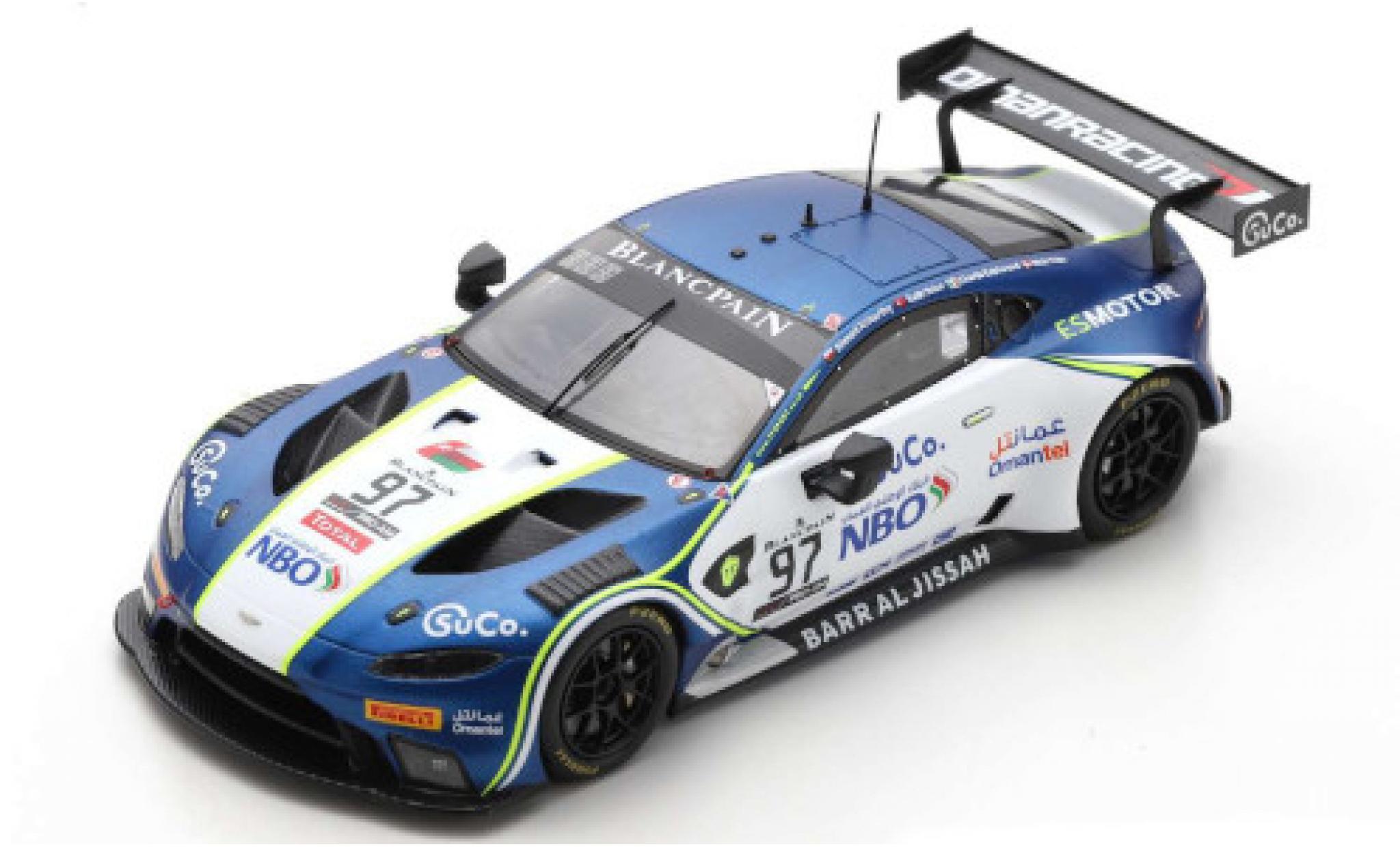 Aston Martin Vantage 1/43 Spark AMR GT3 No.97 Oman Racing with TF-Sport 24h Spa 2019 S.Yoluc/A.Al Harthy/C.Eastwood/N.Thiim modelauto