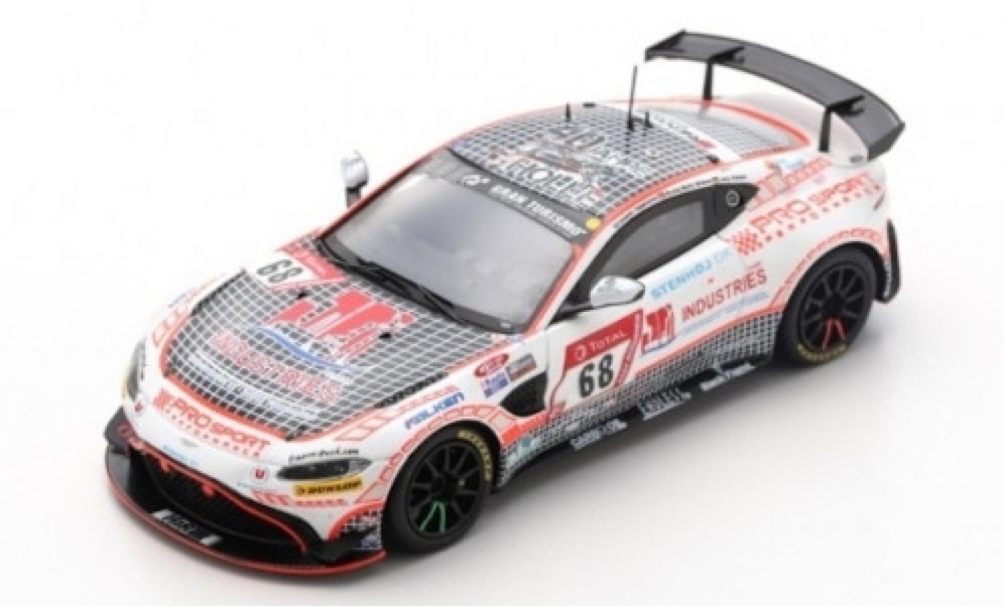 Aston Martin Vantage 1/43 Spark AMR GT4 No.68 Prosport-Performance GmbH 24h N&uuml;rburgring 2019 V.J&ouml;rg/N.Moller-Madsen/J.Lappalainen modelauto