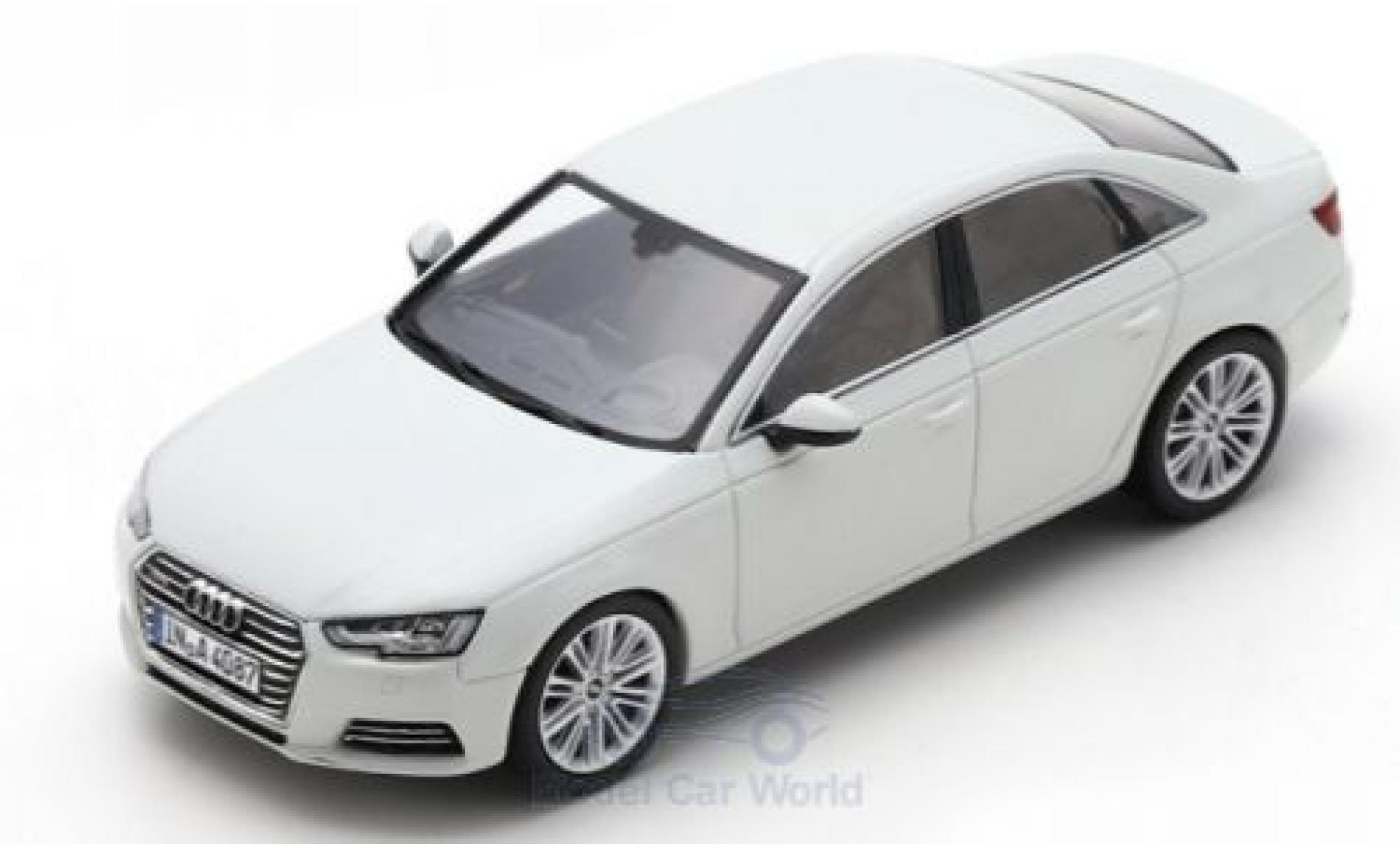 Audi A4 1/43 Spark wit 2016 modelauto