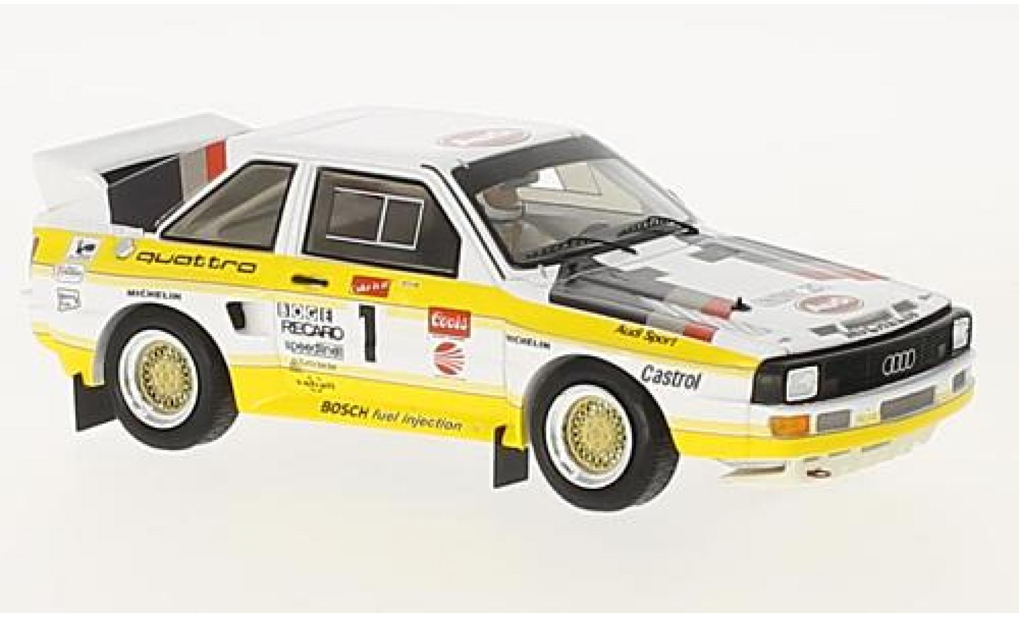 Audi Quattro 1/43 Spark quattro S1 No.1 Pikes Peak 1985 M.Mouton modelauto