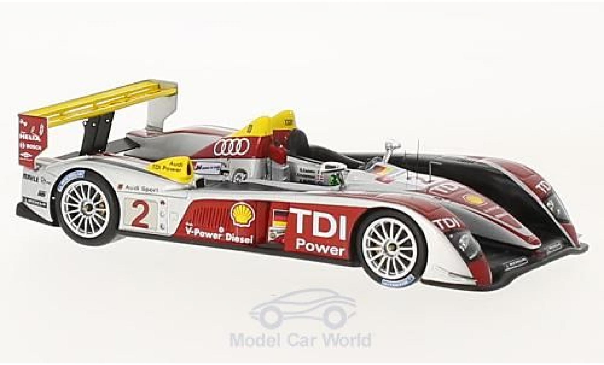 Audi R10 2008 1/43 Spark TDI No.2 Sport North America 24h Le Mans 2008 10 Years A.McNish/R.Capello/T.Kristensen modelauto