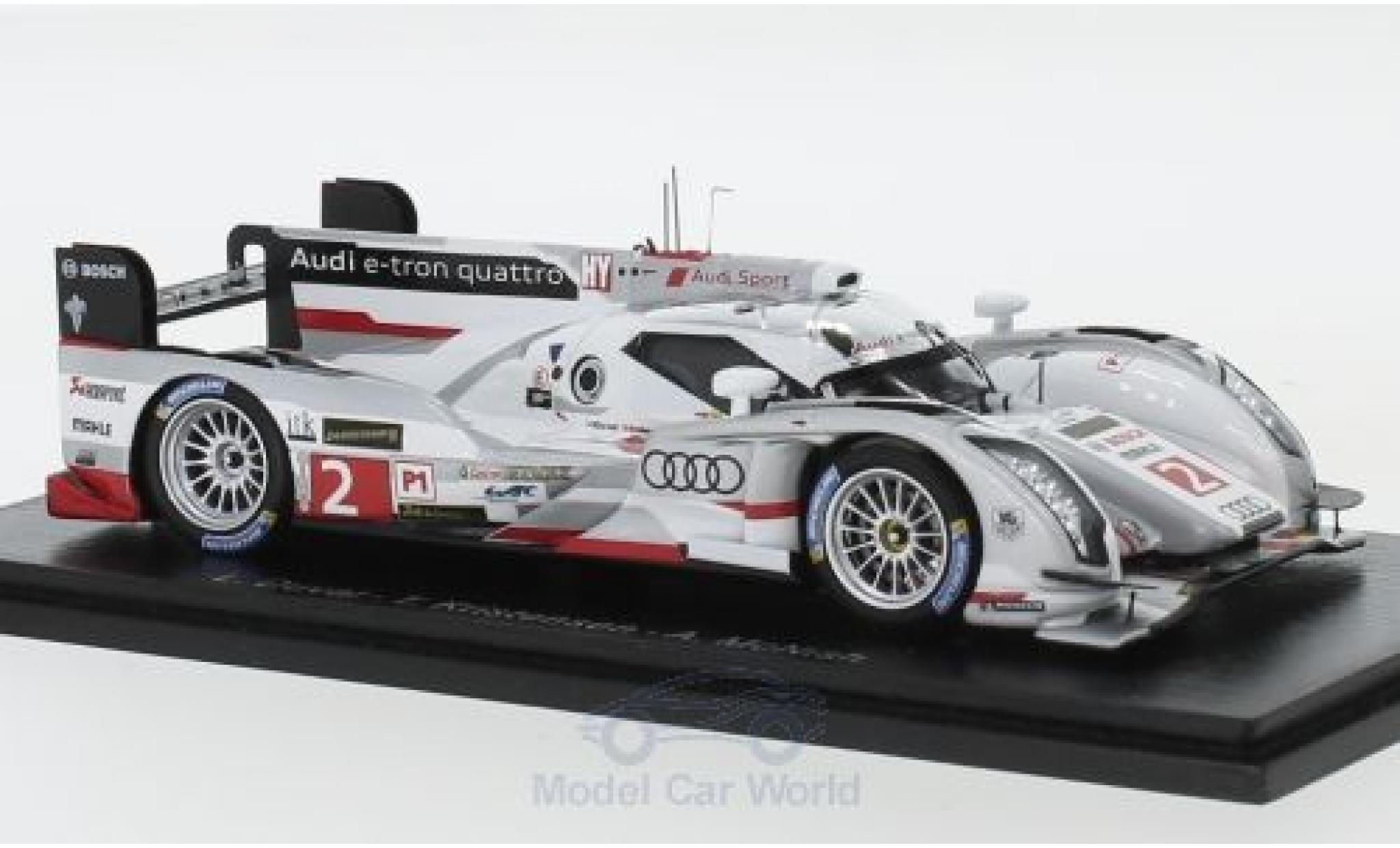 Audi R18 1/43 Spark e-tron quattro No.2 24h Le Mans 2013 L.Duval/T.Kristensen/A.McNish modelauto