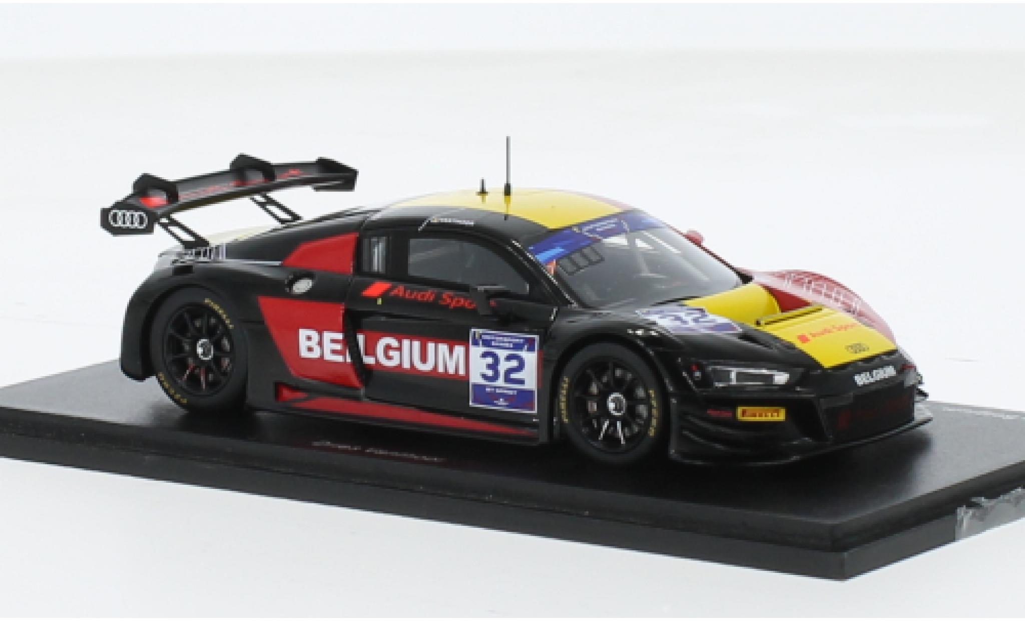Audi R8 1/43 Spark LMS GT3 No.32 Team Belgium FIA Motorsport Games GT Sprint Cup Paul Ricard 2022 1:43 modelauto