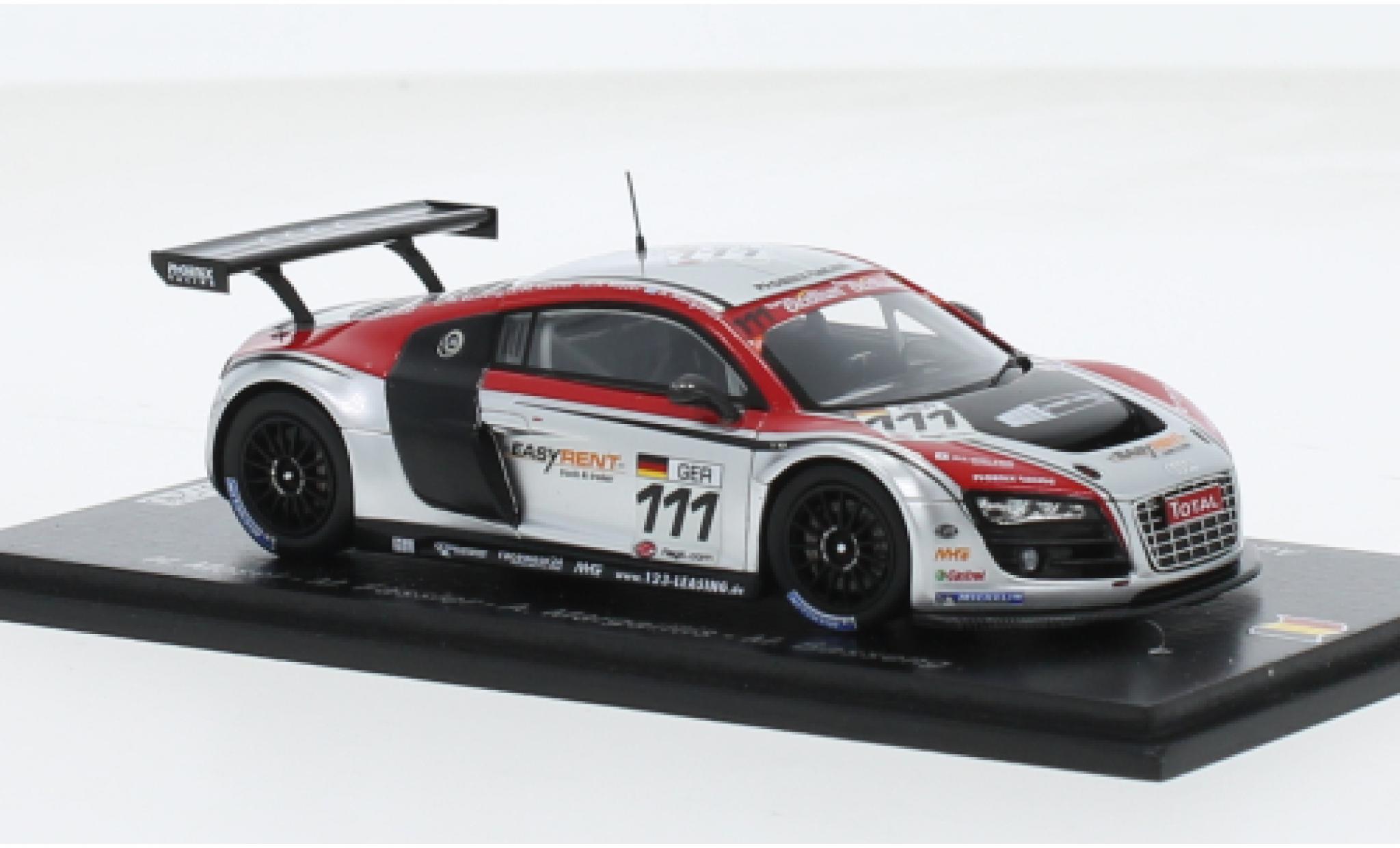 Audi R8 1/43 Spark LMS No.111 Phoenix Racing 24h Spa 2009 1:43 modelauto