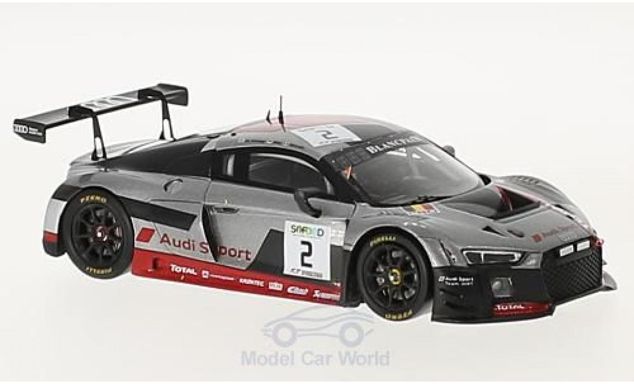 Audi R8 1/43 Spark LMS No.2 Sport Team WRT 24h Spa 2017 C.de Phillippi/C.Mies/F.Vervisch modelauto