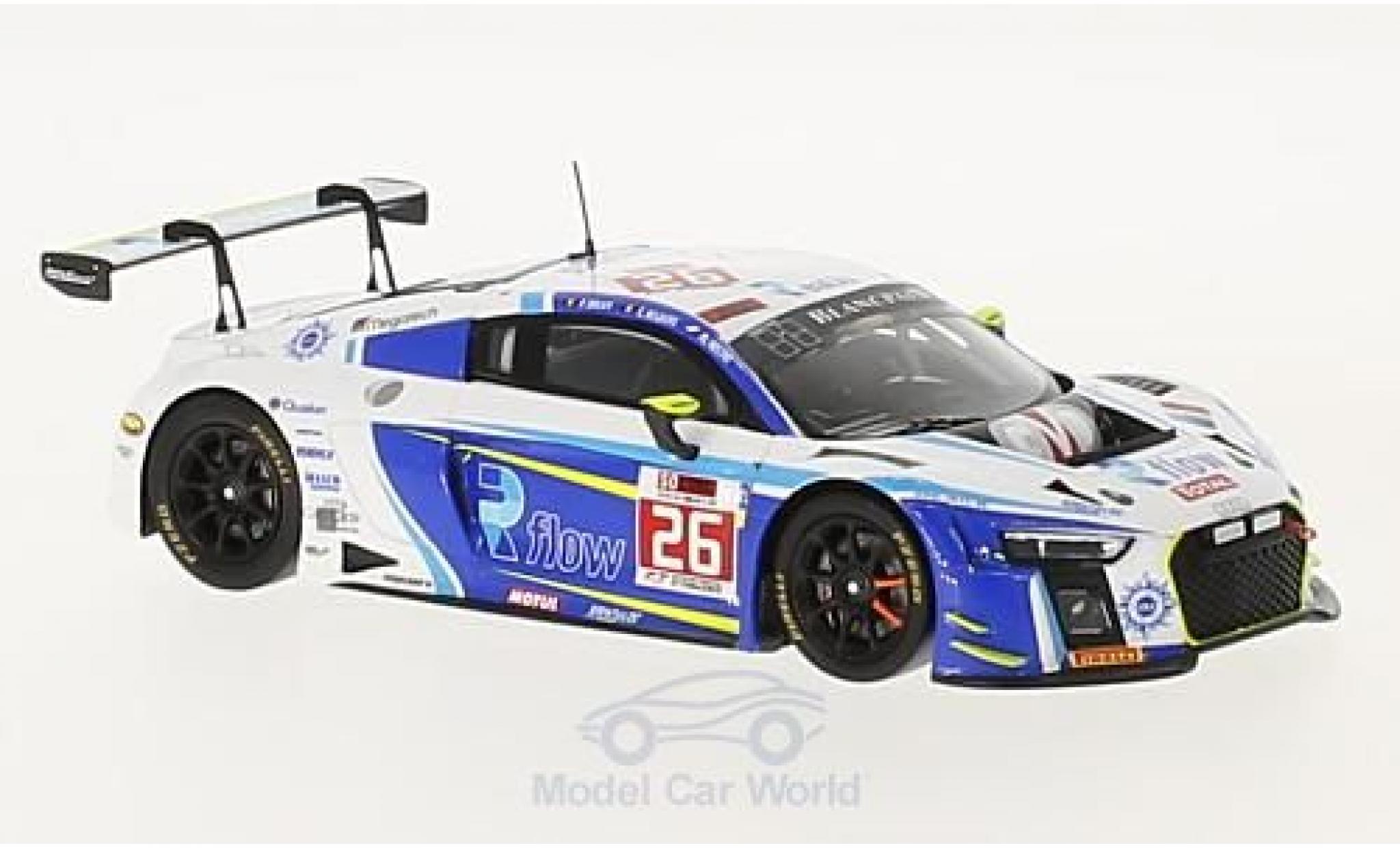 Audi R8 1/43 Spark LMS No.26 Sainteloc Racing 24h Spa 2017 C.Kelders/M.Rostan/F.Bouvy modelauto