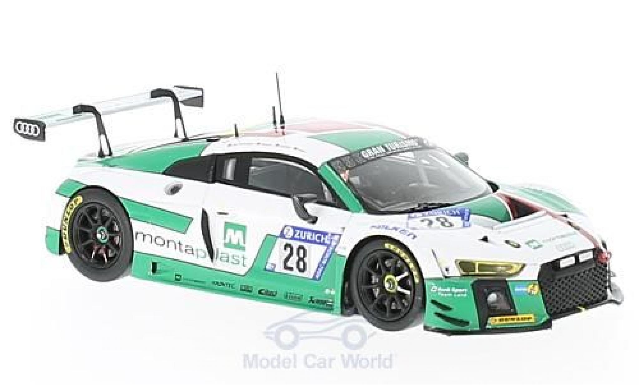 Audi R8 1/43 Spark LMS No.28 Sport Team Land 24h N&uuml;rburgring 2017 C.de Phillippi/C.Mies/C.Haase/P.Kaffer modelauto