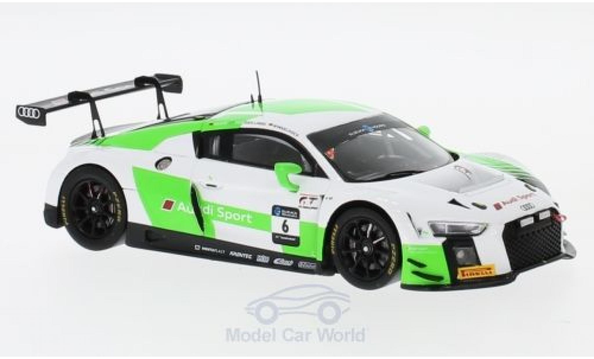 Audi R8 1/43 Spark LMS No.6 Sport Team Absolute Racing 10H Suzuka 2018 C.Haase/M.Winkelhock/K.van der Linde modelauto