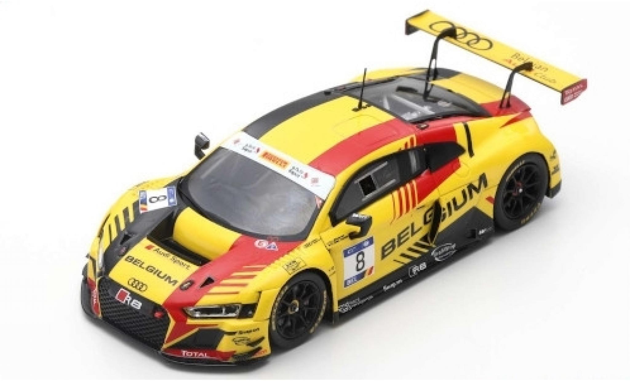 Audi R8 1/43 Spark LMS No.8 Belgian Club Team WRT FIA GT Nations Cup Bahrain 2018 Team Belgium M.Den Tandt/C.Weerts modelauto