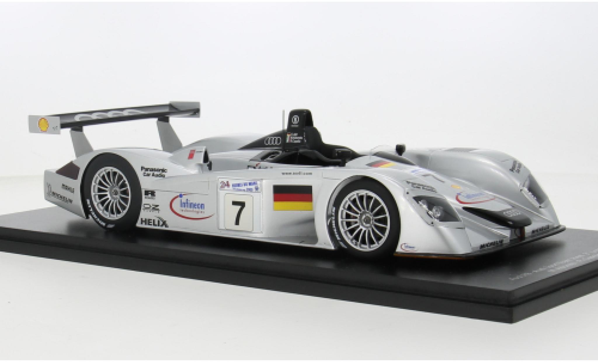 Audi R8 1/18 Spark No.7 24h Le Mans 2000 1:18 modelauto