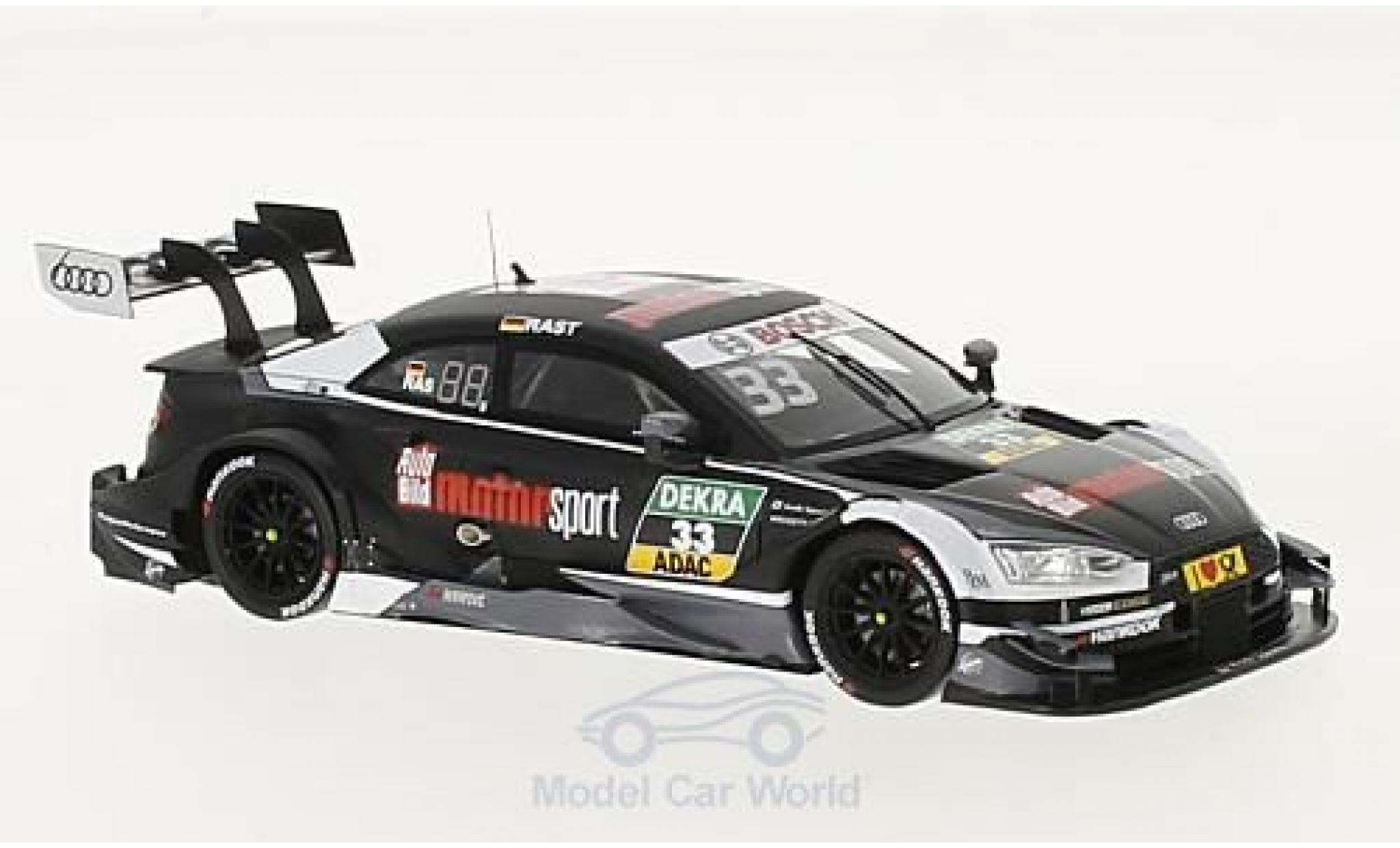 Audi RS5 DTM 1/43 Spark RS 5 DTM No.33 Sport Team Rosberg Auto Bild Motorsport DTM 2017 R.Rast modelauto