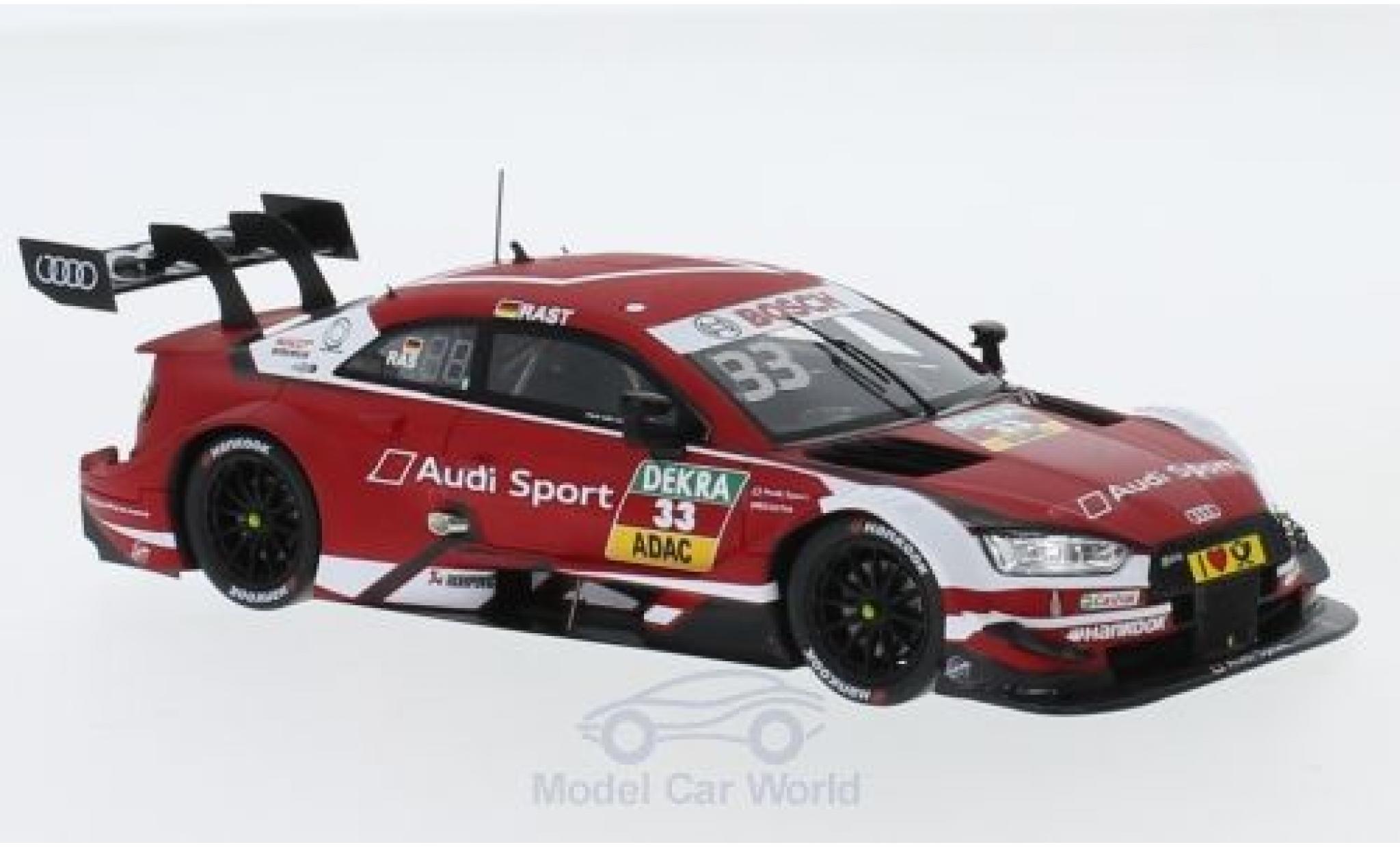 Audi RS5 DTM 1/43 Spark RS 5 DTM No.33 Sport Team Rosberg DTM N&uuml;rburgring 2018 R.Rast modelauto