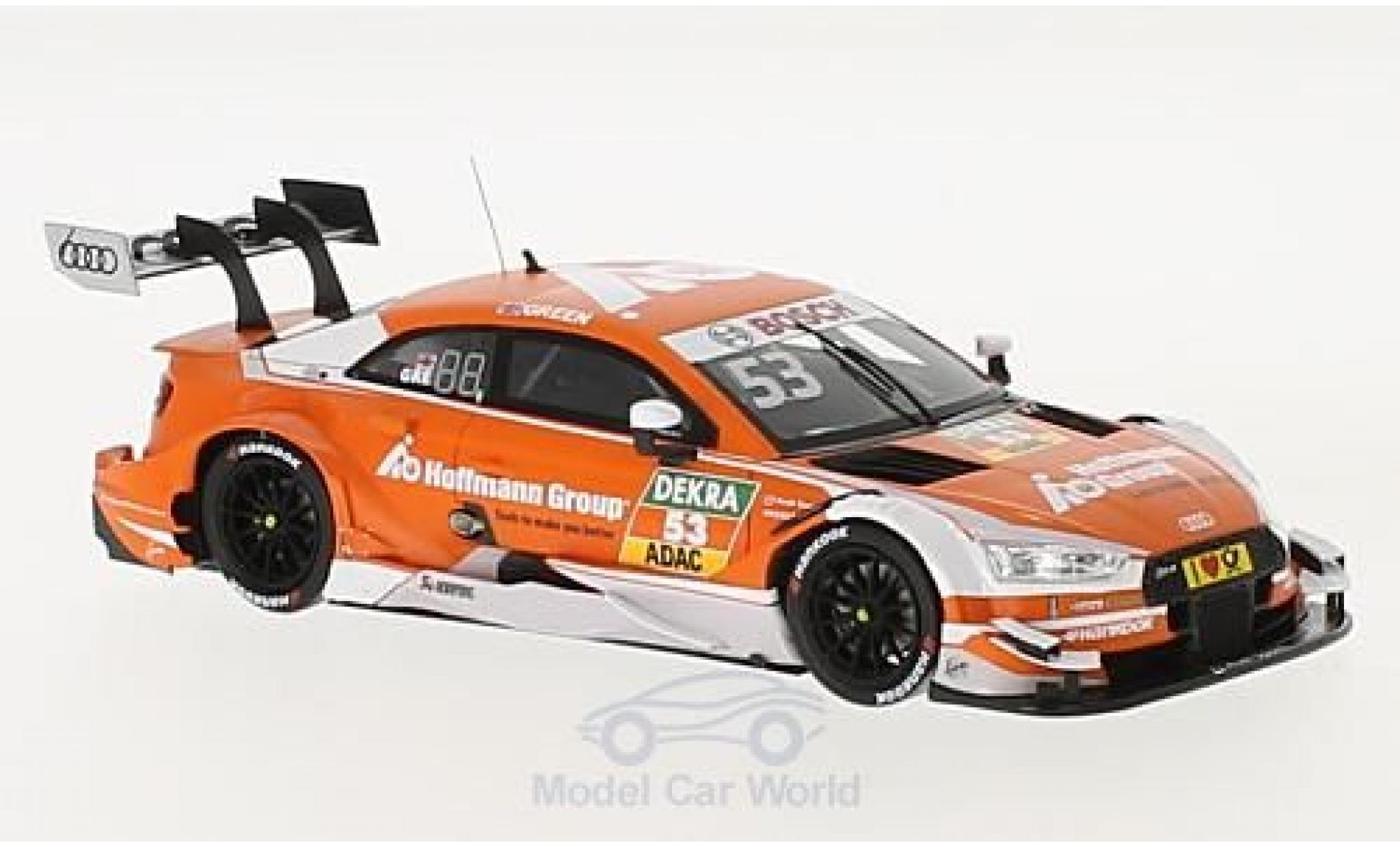 Audi RS5 DTM 1/43 Spark RS 5 DTM No.53 Sport Team Rosberg Hoffmann Group DTM 2017 J.Green modelauto