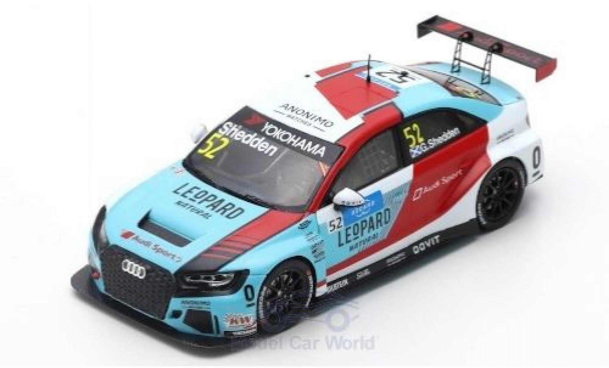 Audi RS3 1/43 Spark LMS No.69 Leopard Racing Team Sport WTCR Marrakesh 2019 J-K.Vernay modelauto