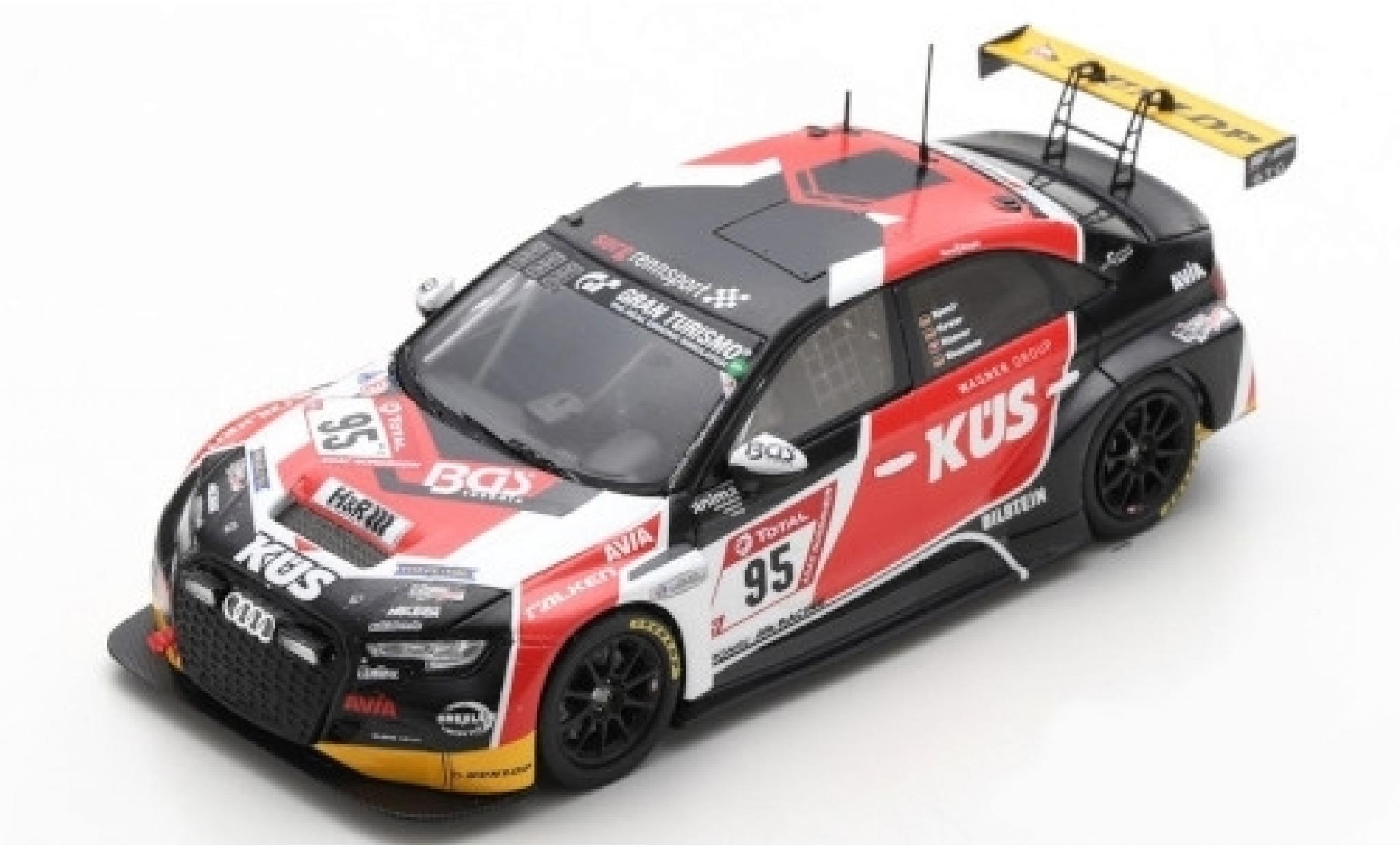 Audi RS3 1/43 Spark No.95 Team Avia Sorg Sport 24h N&uuml;rburgring 2019 P.Haener/C.Hewer/R.Speich/R.Waschkau modelauto