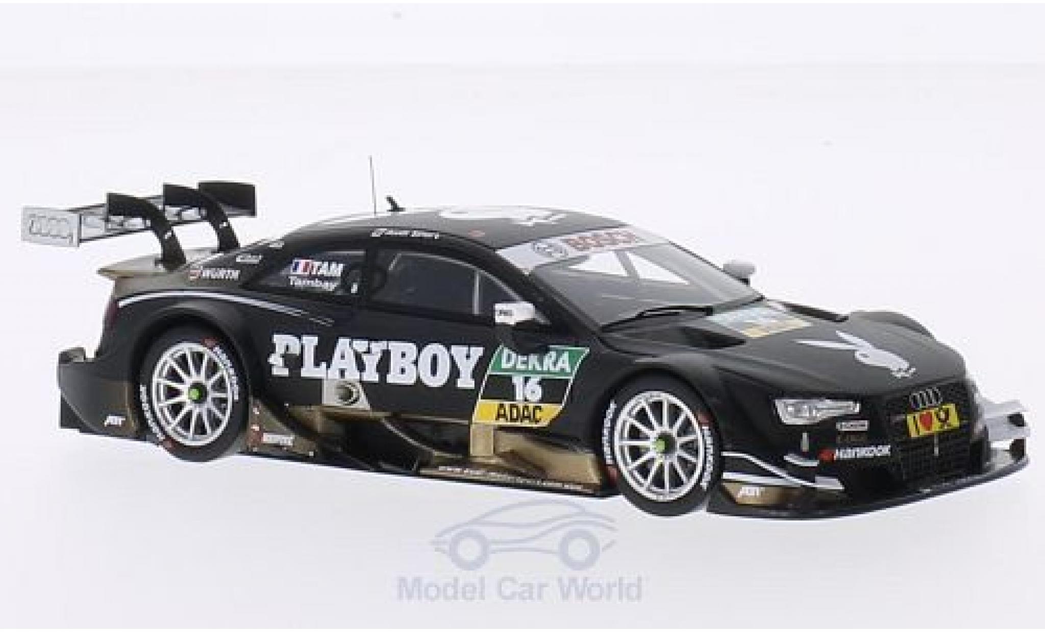 Audi RS5 DTM 1/43 Spark DTM No.16 Sport Team Abt Playboy DTM 2014 A.Tambay modelauto
