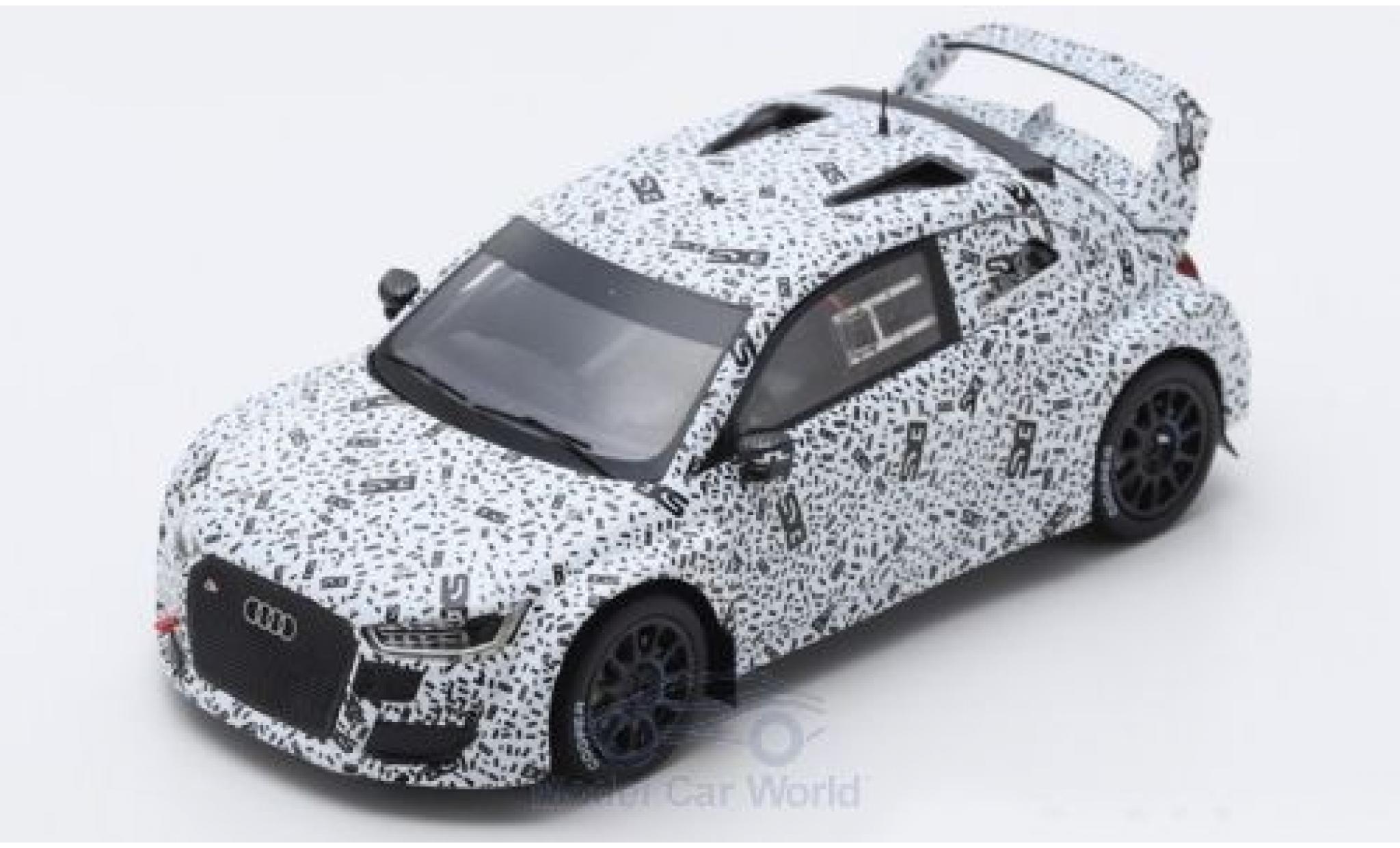 Audi S1 1/43 Spark EKS RX EKS Sport World RX Loheac 2018 Testversion M.Ekstr&ouml;m modelauto
