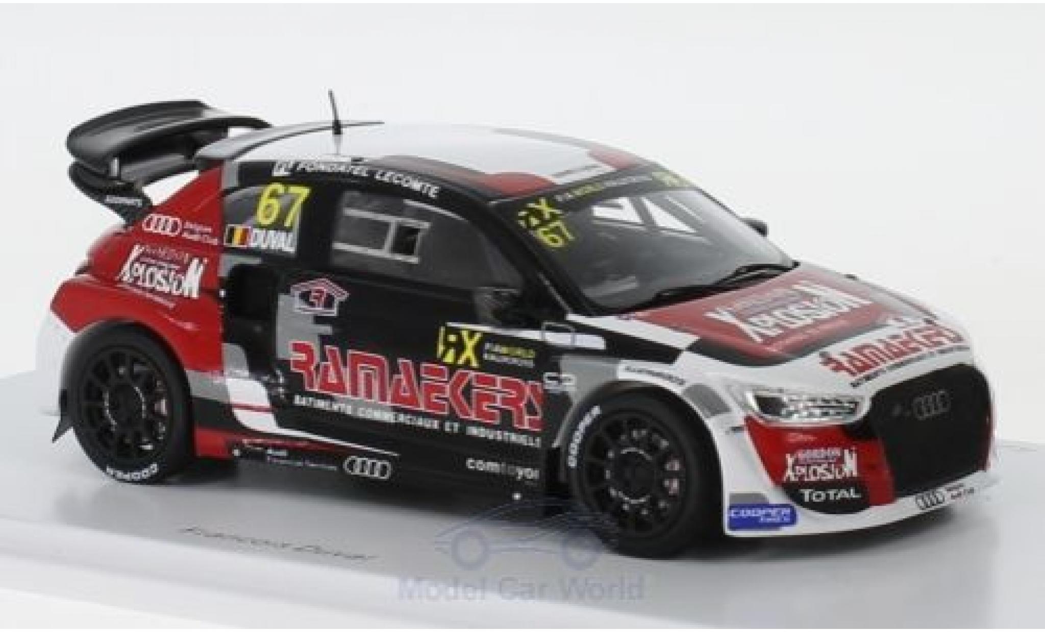 Audi S1 1/43 Spark RX quattro No.67 Team Comtoyou RX World RX Belgien 2018 F.Duval modelauto