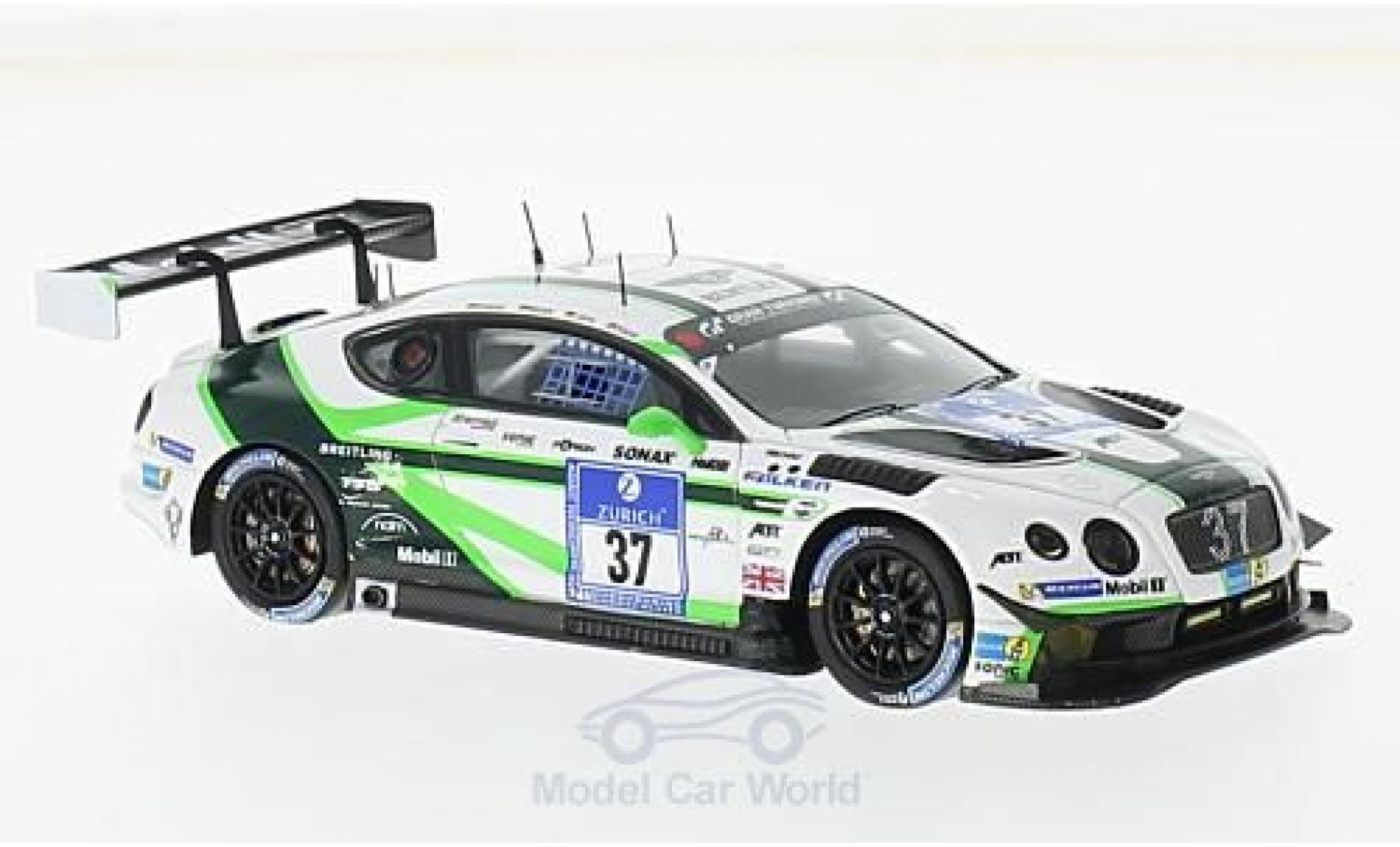 Bentley Continental T 1/43 Spark GT3 No.37 Team ABT 24h N&uuml;rburgring 2016 C.J&ouml;ns/S.Kane/M.Holzer/C.Br&uuml;ck modelauto