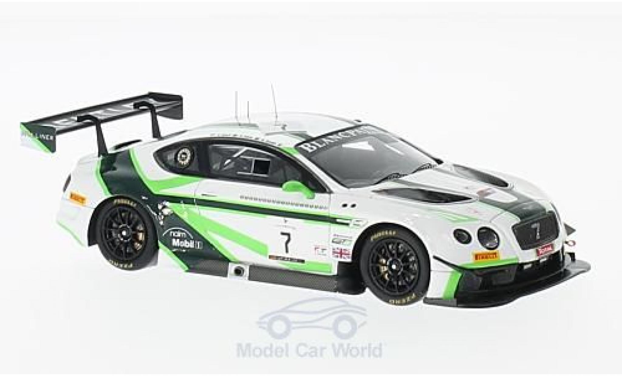 Bentley Continental T 1/43 Spark GT3 RHD No.7 Team M-Sport 24h Spa 2016 G.Smith/V.Abril/S.Kane modelauto