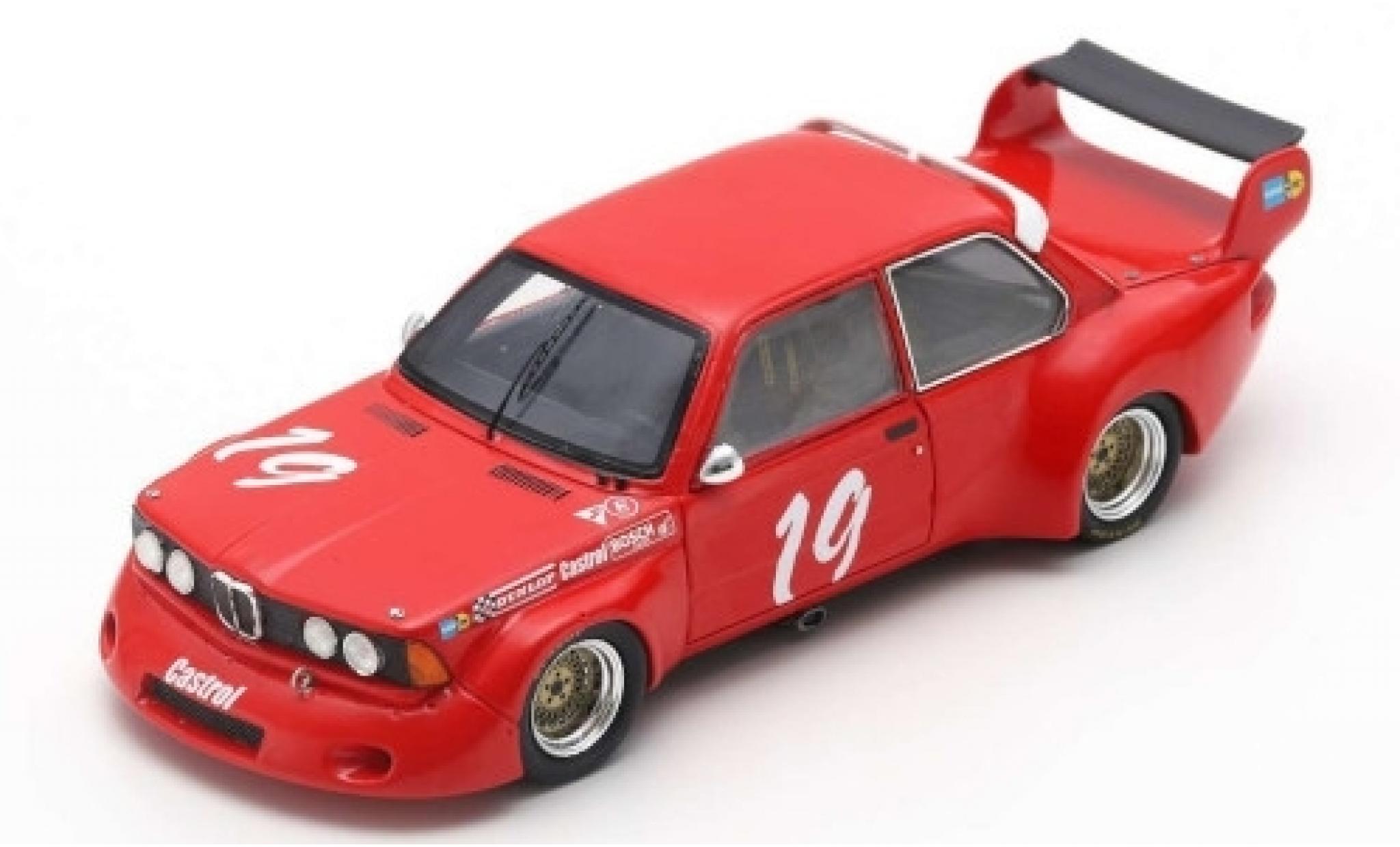 Bmw 320 1/43 Spark (E21) No.19 DRM Mainz-Finthen 1977 K-H.Becker modelauto