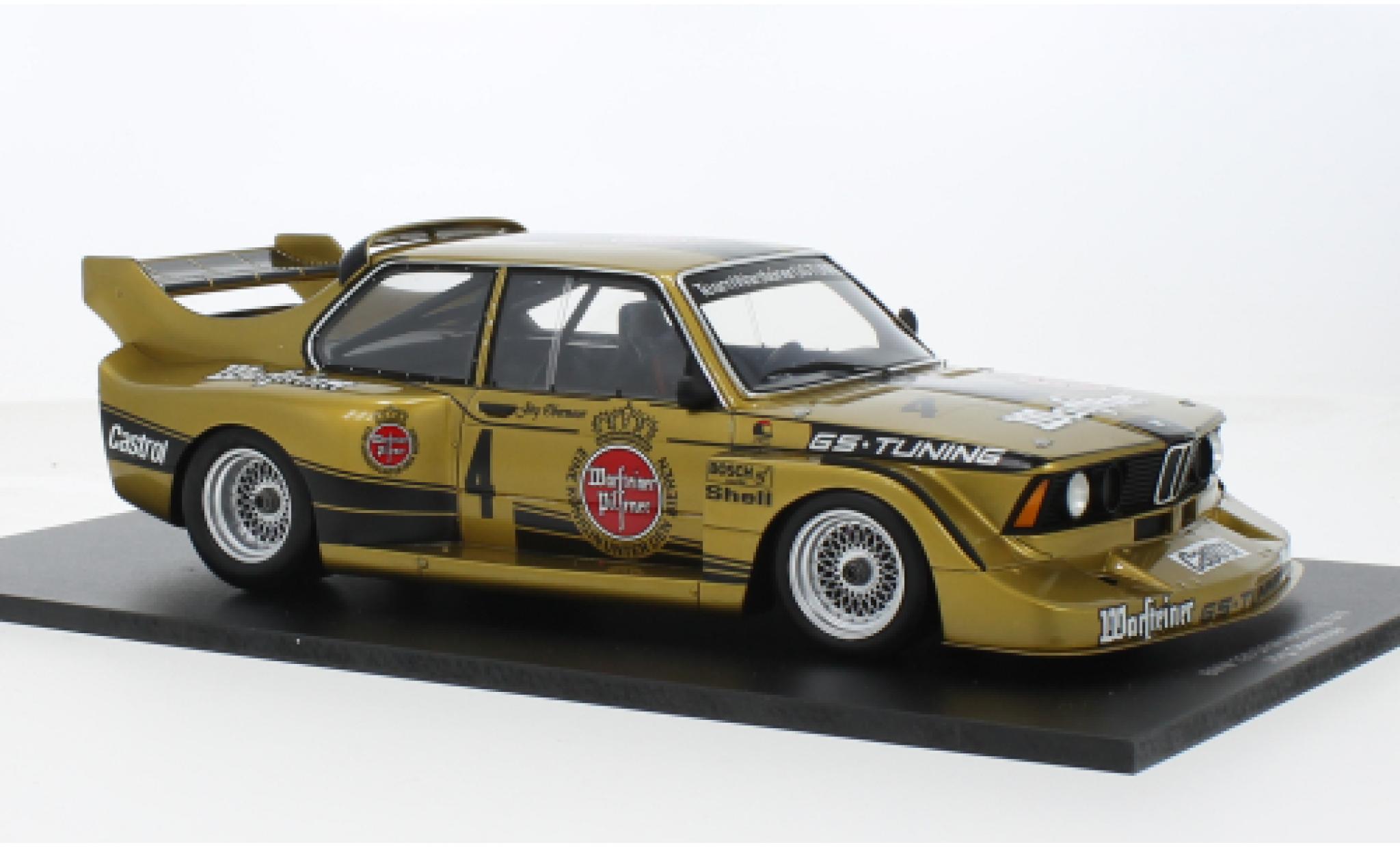 Bmw 320 1/18 Spark Gr.5 No.4 GS Tuning Warsteiner DRM Norisring 1977 1:18 modelauto