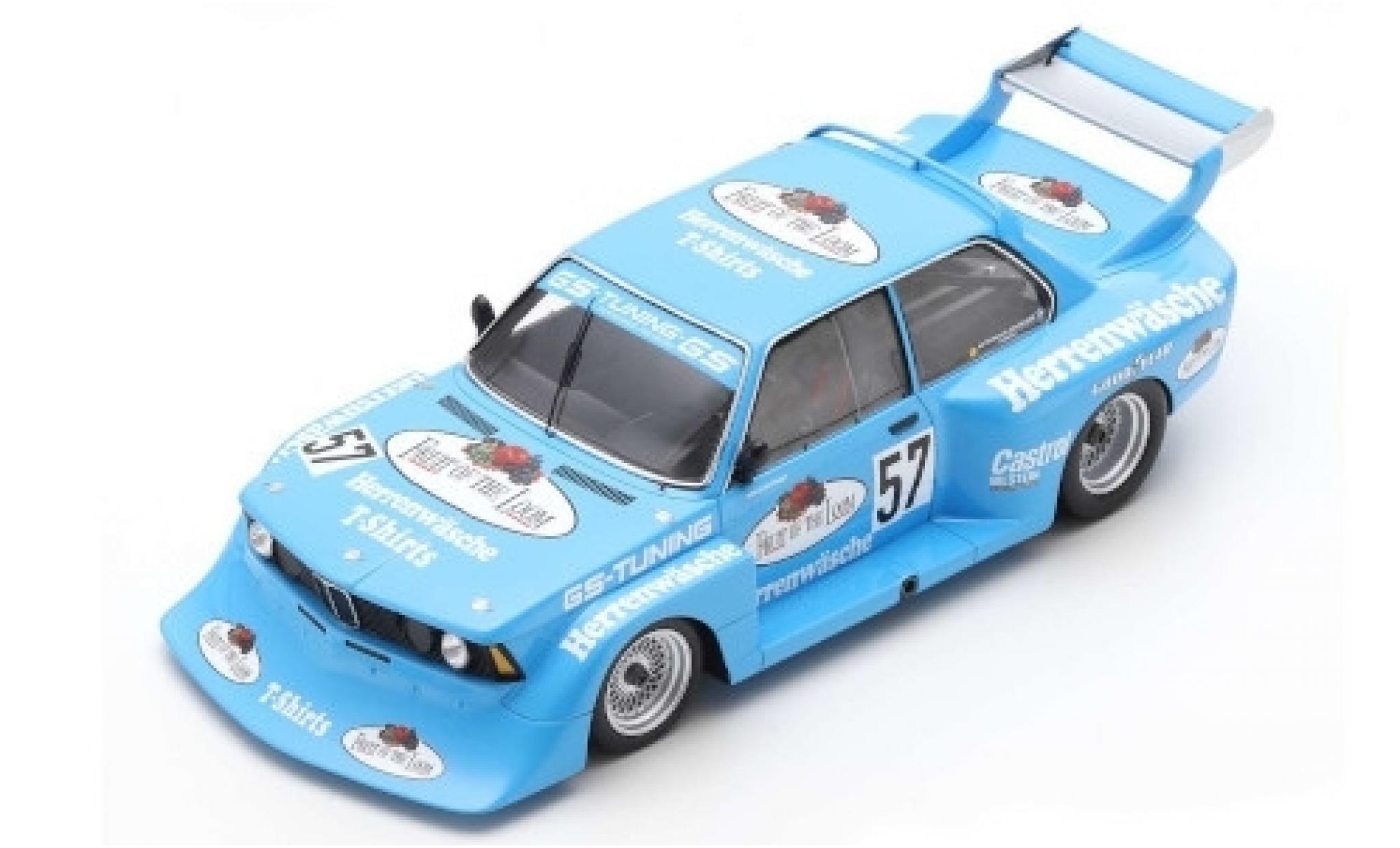 Bmw 320 1/18 Spark Gr.5 No.57 GS-Tuning Fruit of the Loom DRM Zolder 1978 M.Hoettinger modelauto