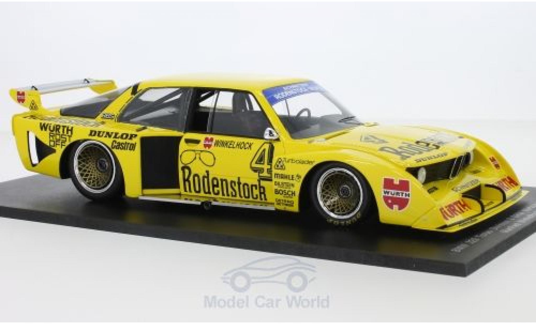 Bmw 320 1/18 Spark Turbo No.4 Schnitzer Rodenstock DRM N&uuml;rburgring 1979 M.Winkelhock modelauto