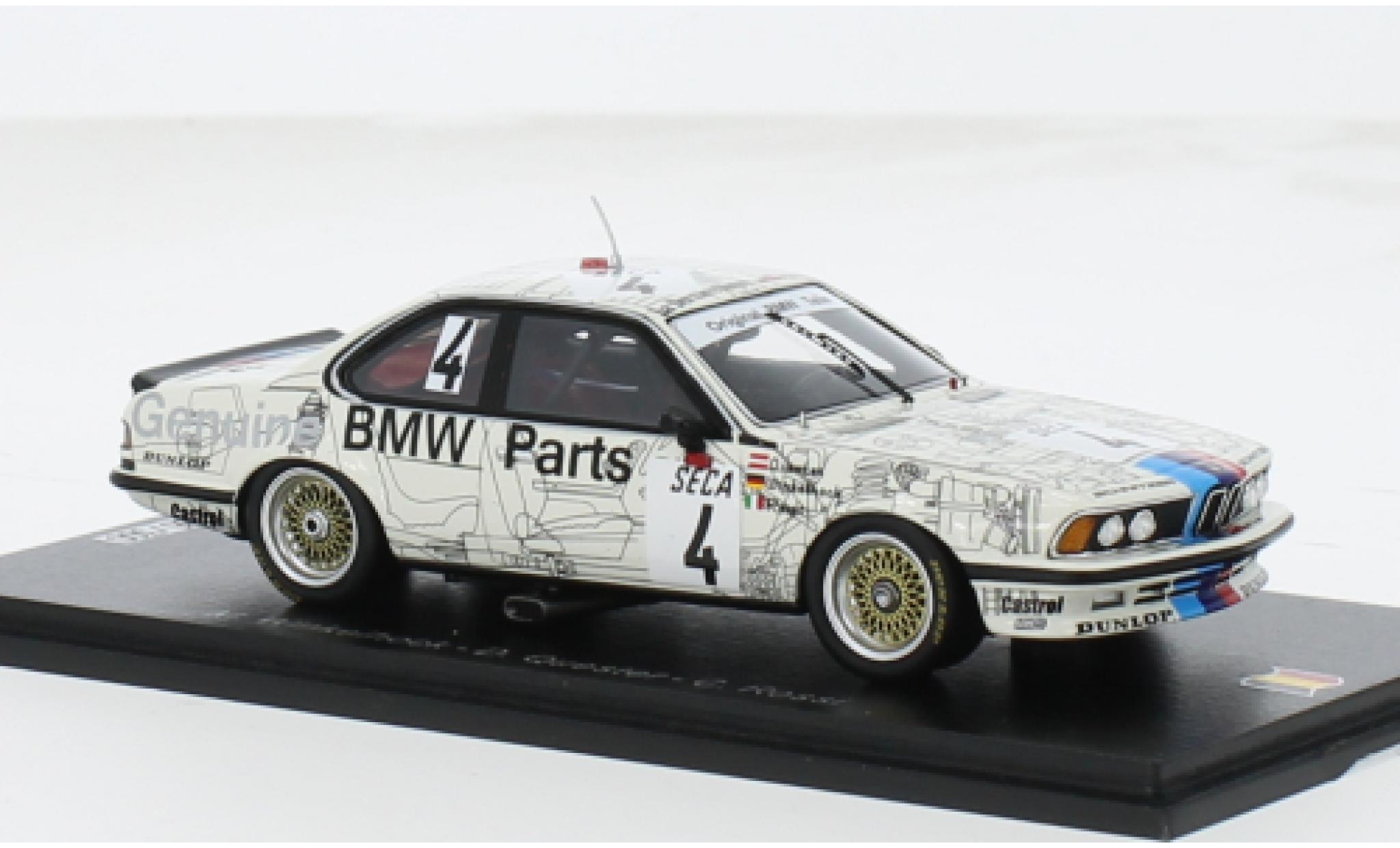 Bmw 635 1/43 Spark CSi (E24) No.4 24h Spa 1983 1:43 modelauto