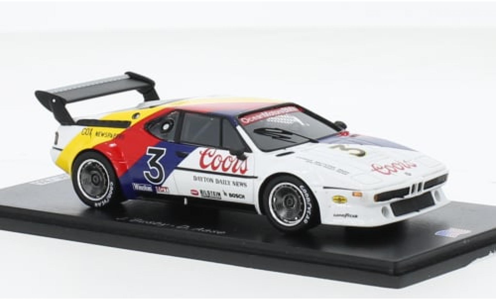 Bmw M1 1/43 Spark No.3 IMSA 250 Miles Mid-Ohio 1979 1:43 modelauto