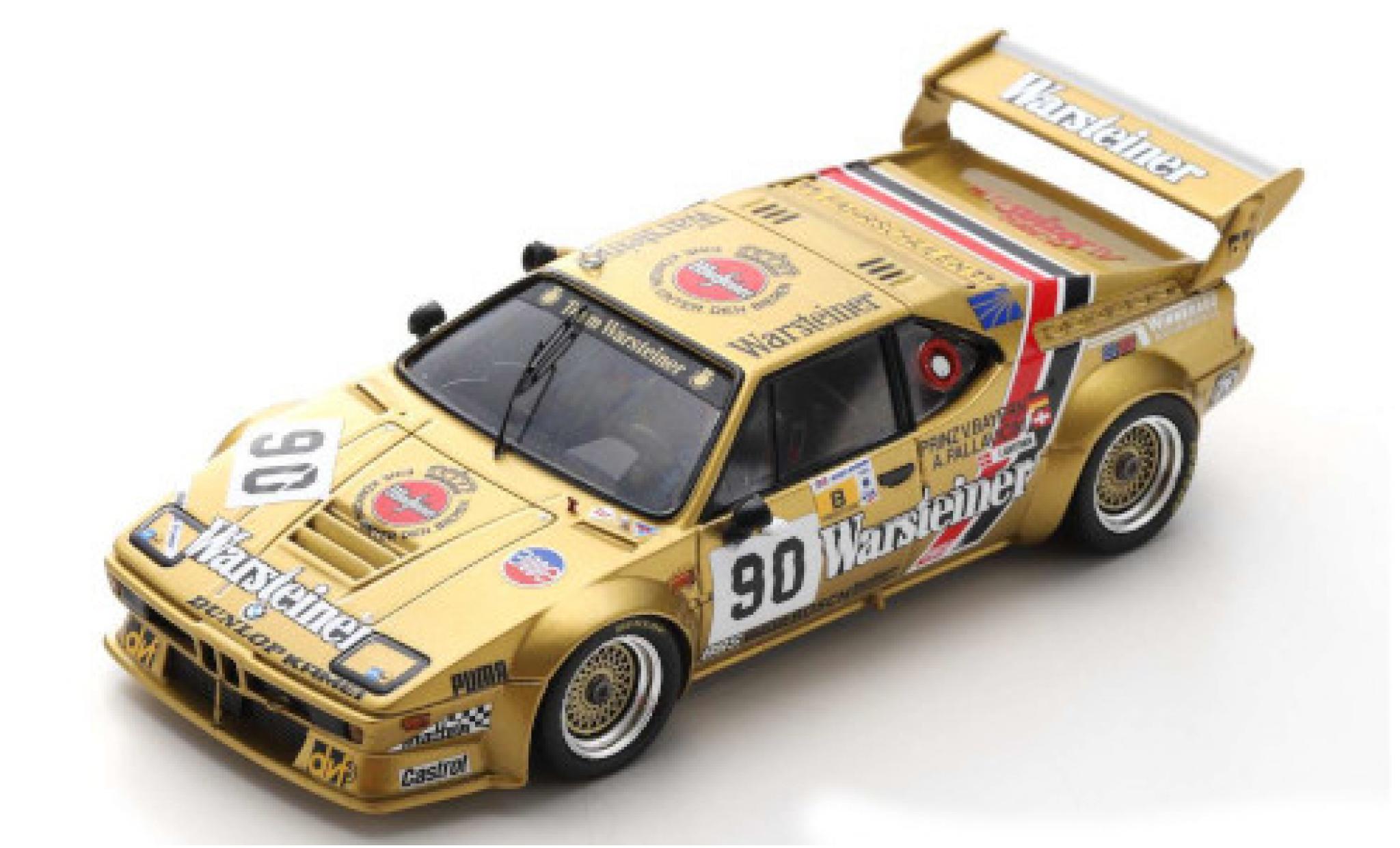 Bmw M1 1/43 Spark No.90 Team Warsteiner Warsteiner 24h Le Mans 1983 A.Pallavicini/J.Winther/L.von Baviera modelauto