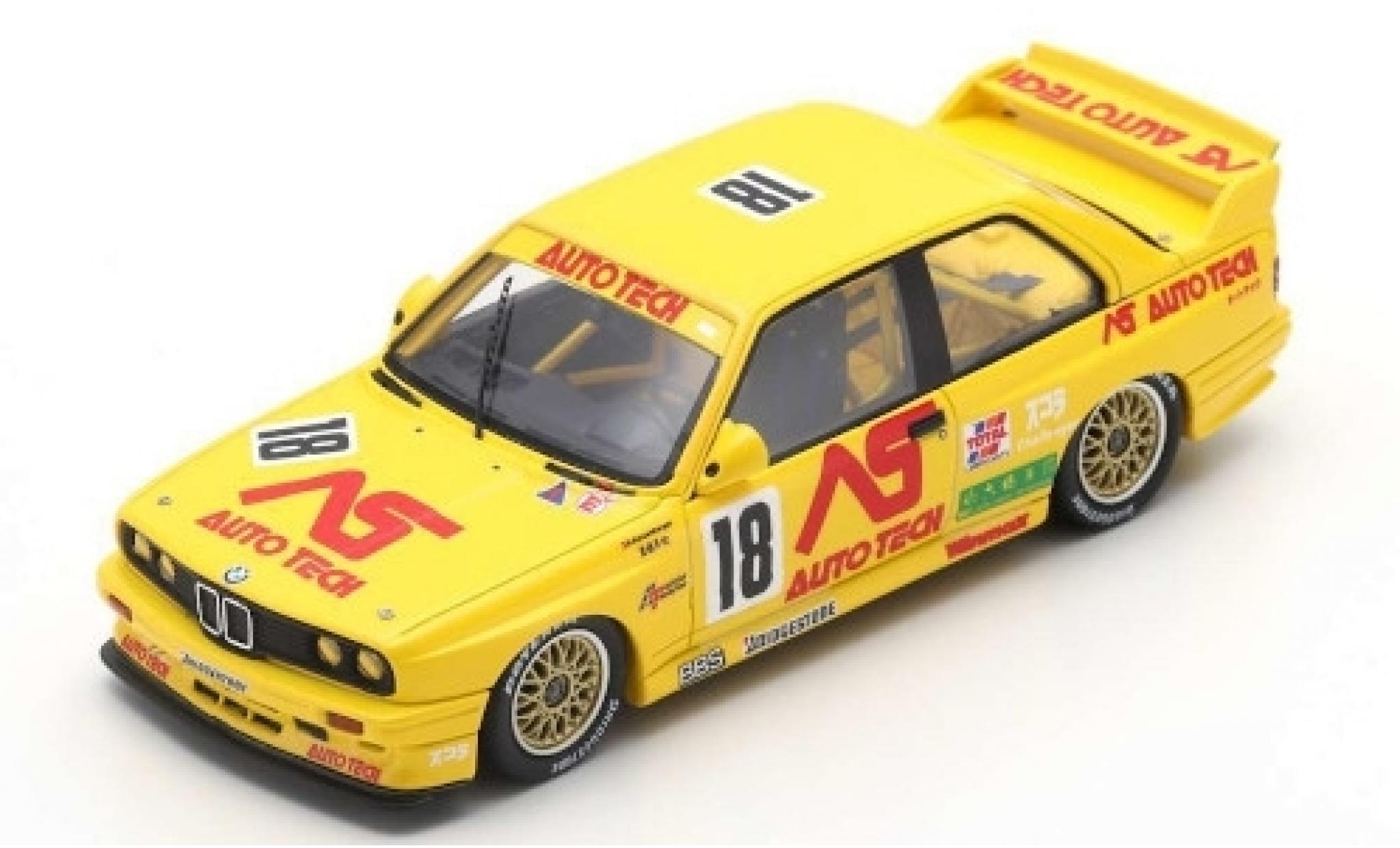 Bmw M3 1/43 Spark (E30) Evo No.18 Macau Guia Race 1991 R.Ratzenberger modelauto