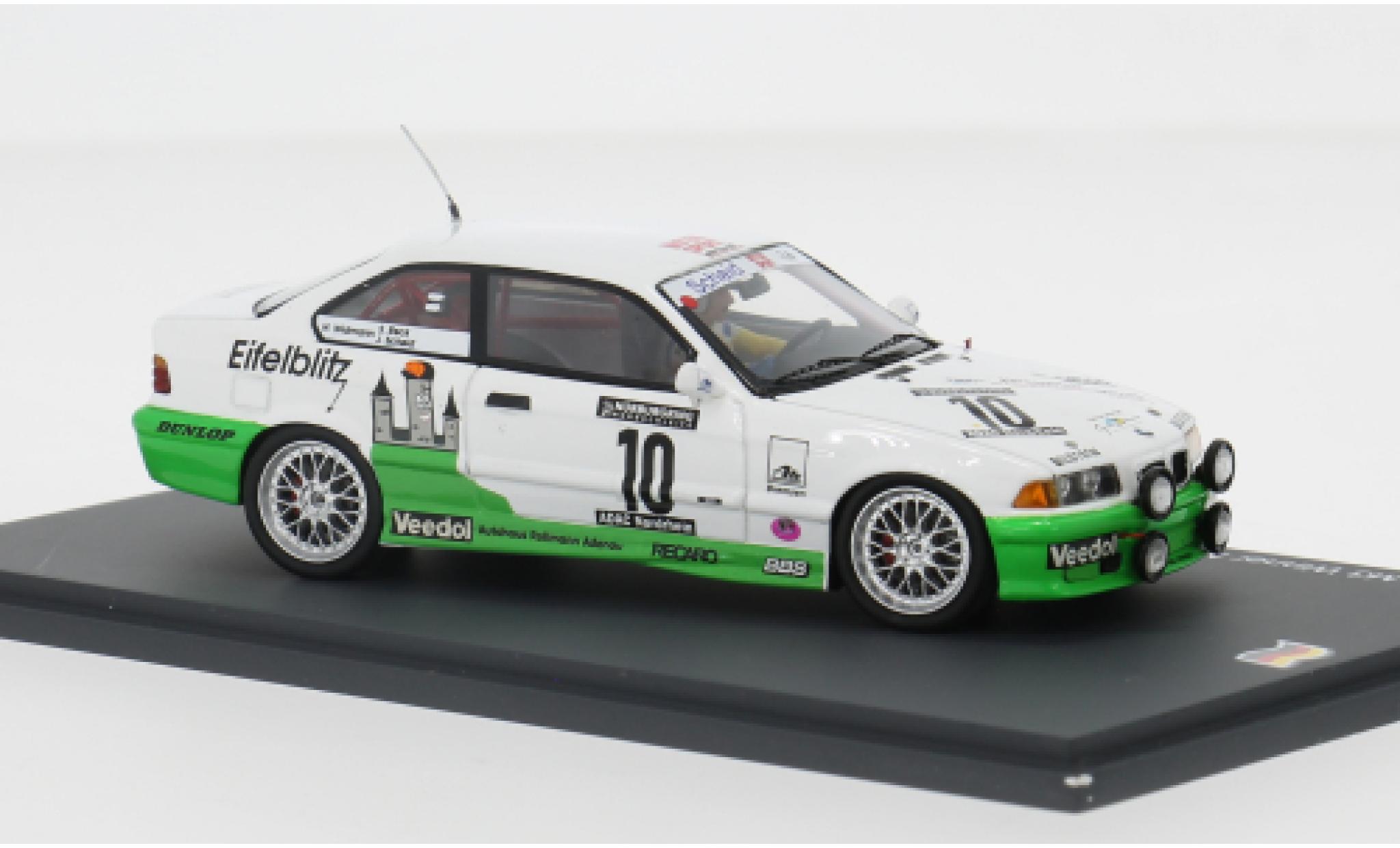 Bmw M3 1/43 Spark (E36) 24h N&uuml;rburgring 1996 #10 1:43 modelauto