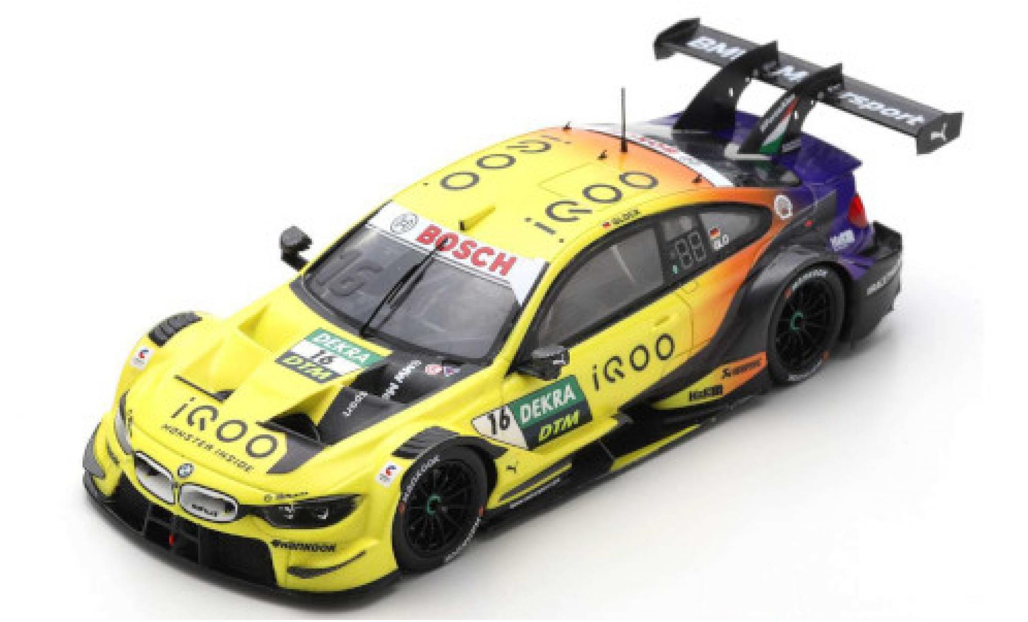 Bmw M4 1/43 Spark DTM No.16 Team RMG iQOO DTM Hockenheim 2020 T.Glock modelauto