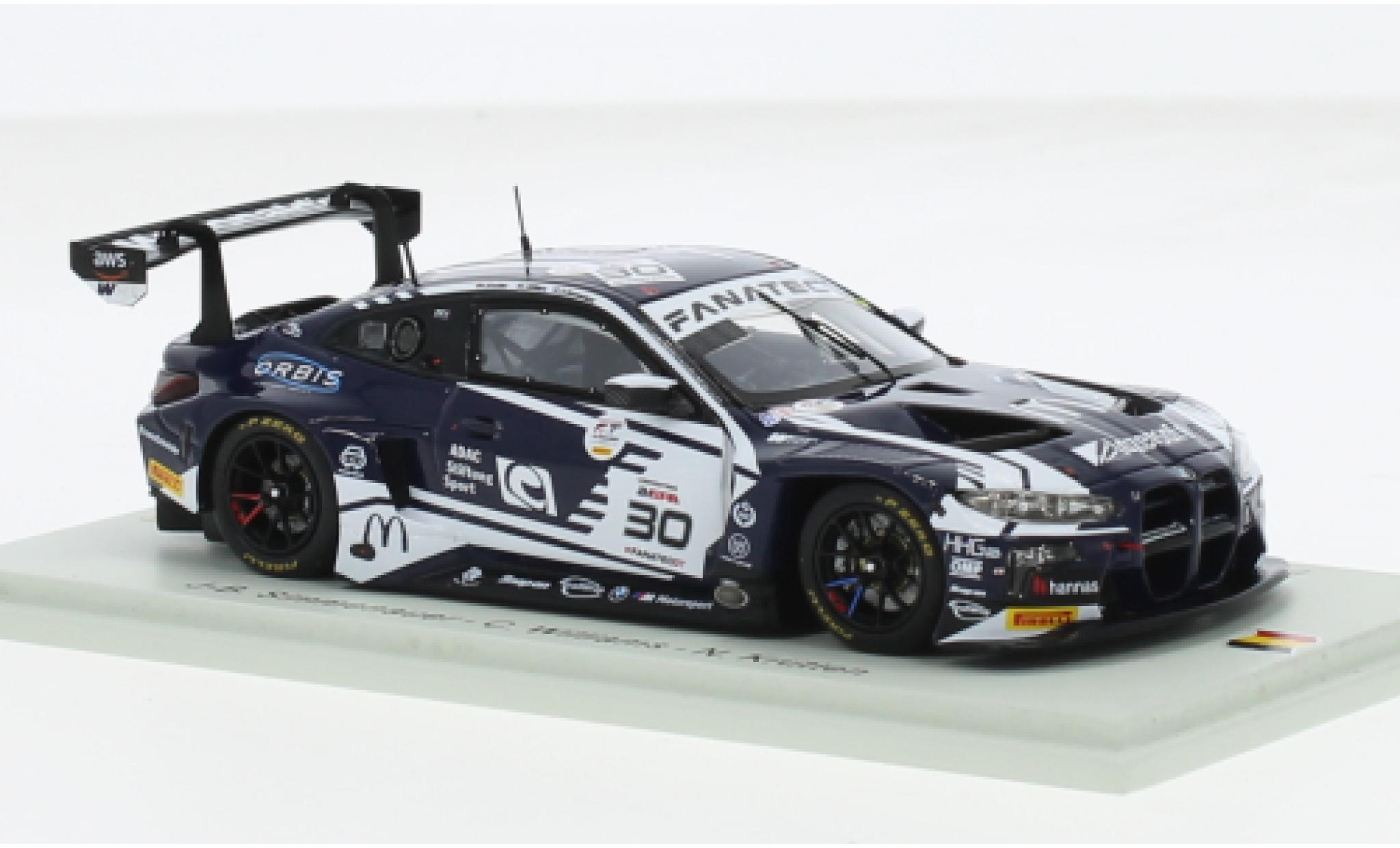 Bmw M4 1/43 Spark GT3 No.30 Team WRT 24h Spa 2023 1:43 modelauto